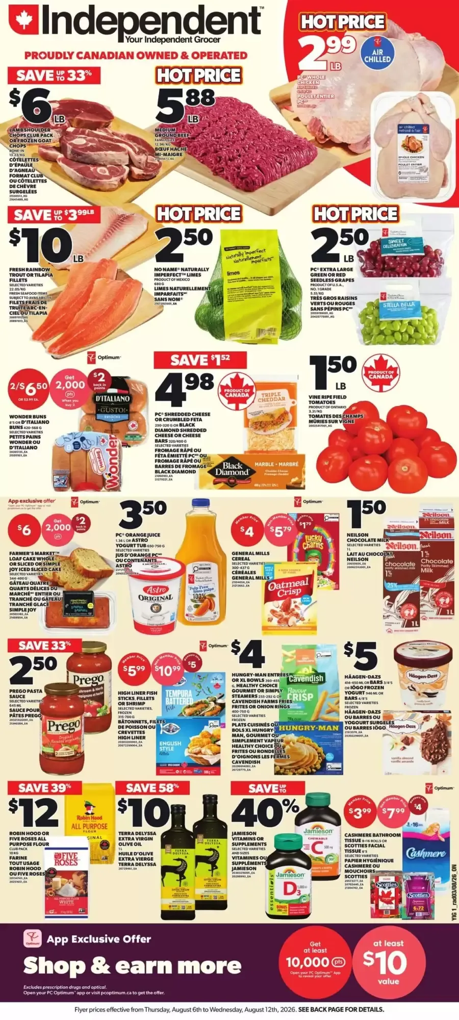 Independent Grocer flyer week 32 from August 6 to August 12 2026 - flyer page 1