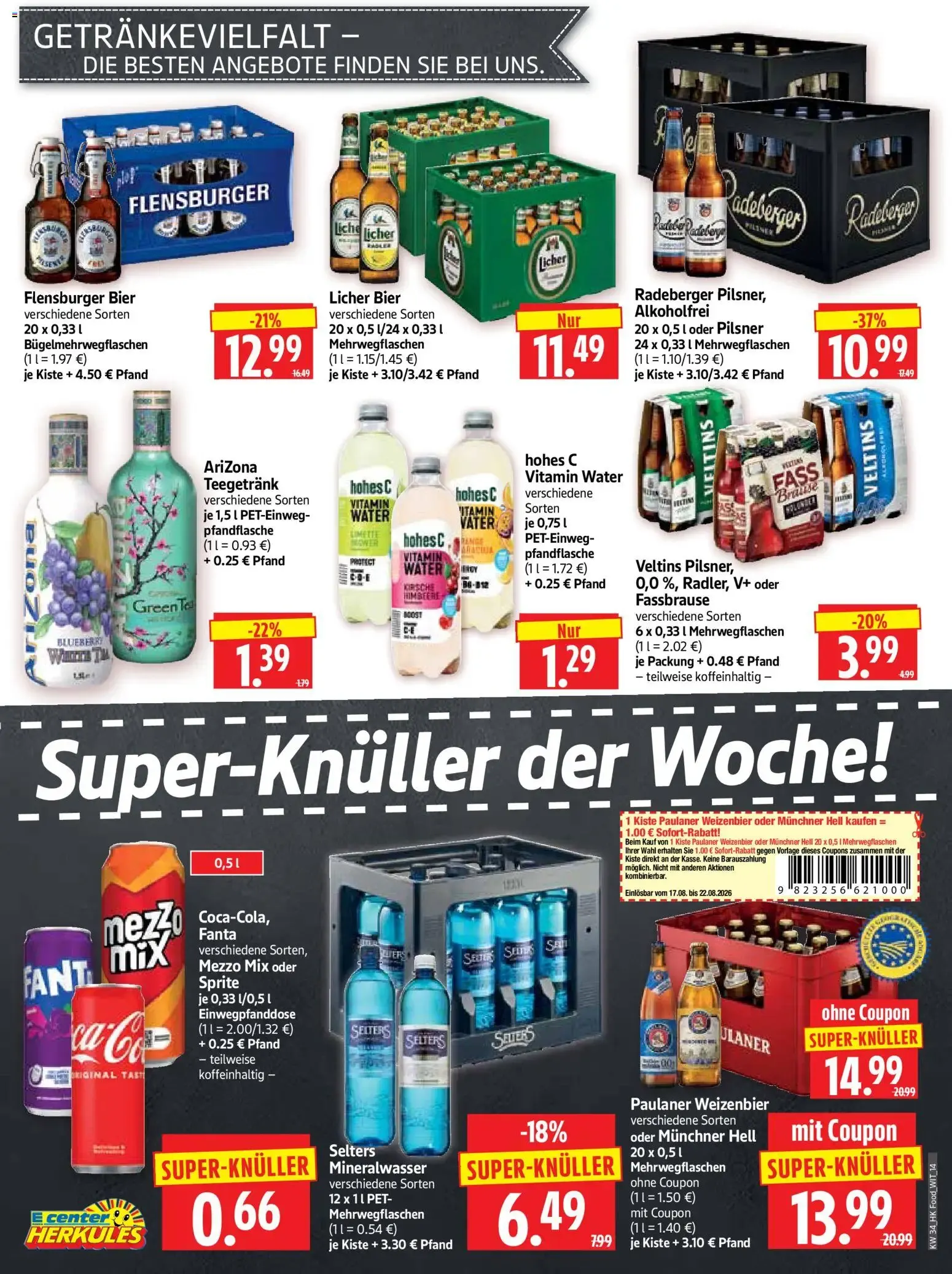 HERKULES Prospekt (ab 17.08.2026) zum Blättern von 17. August bis 22. August 2026 - Prospekt seite 14