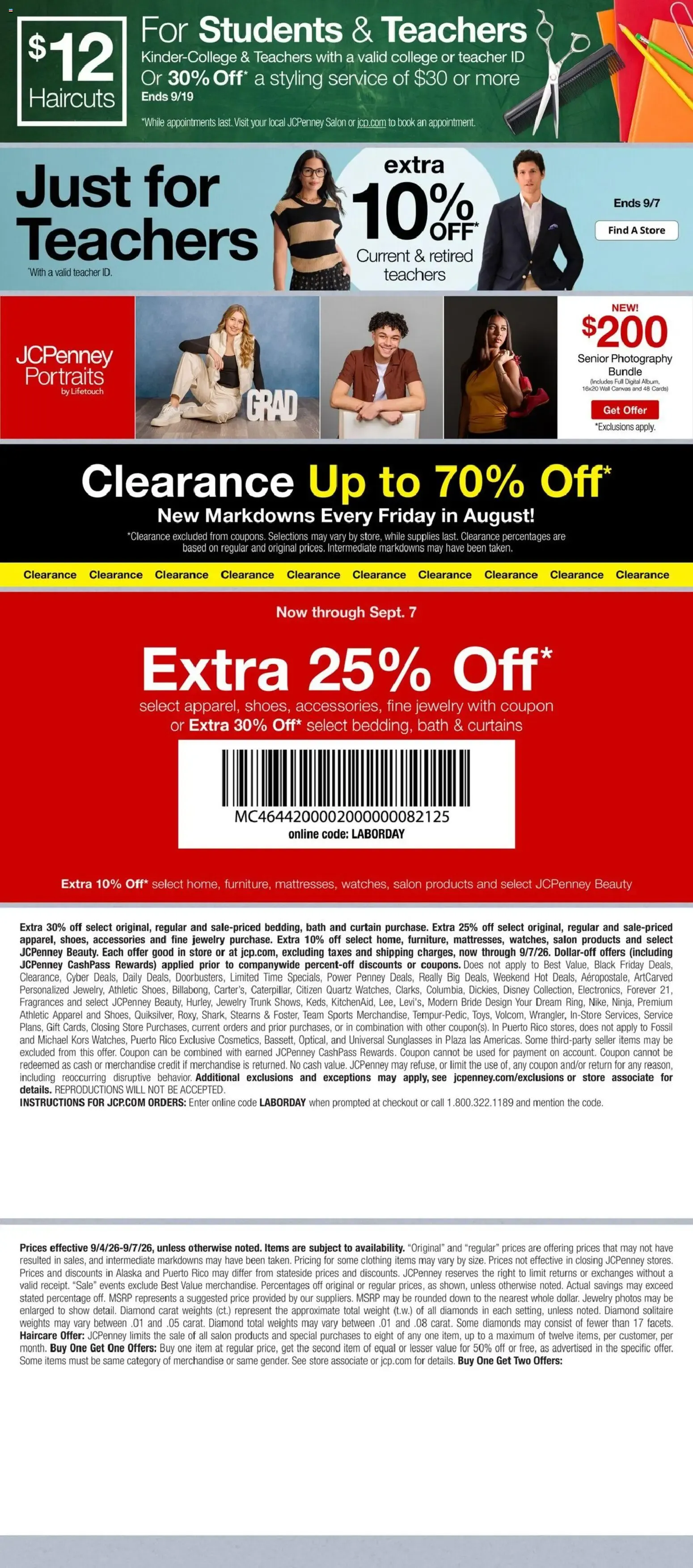 Weekly ad JCPenney Labor Day Sale from September 4 to September 7 2026 - Page 8