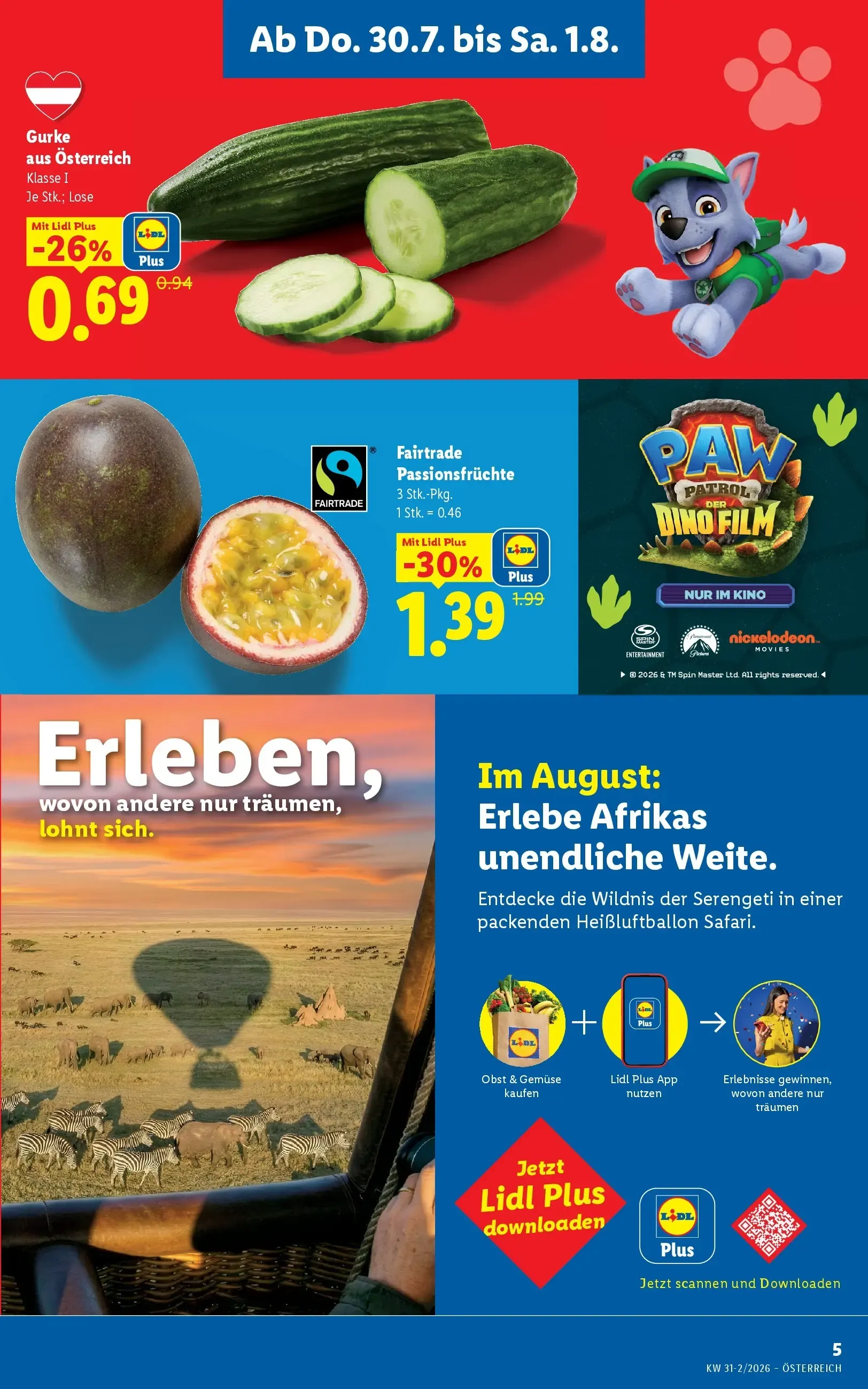 Lidl Aktion von 30. Juli bis 1. August 2026 - Flugblätt seite  7