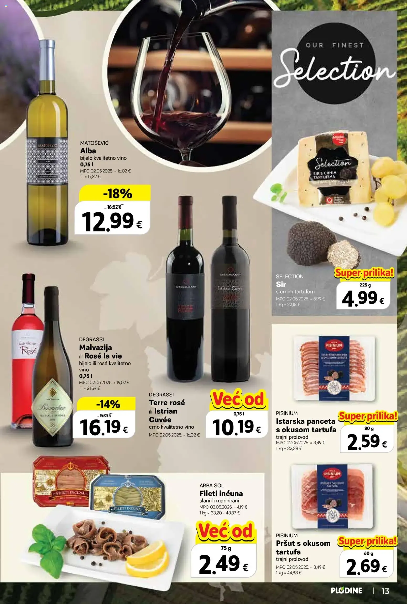 Katalog Plodine Vinnski putopis novi od 24.09.2026 na listanje > letak digitalni od 24. rujna do 7. listopada 2026. - Pregled Stranica 13