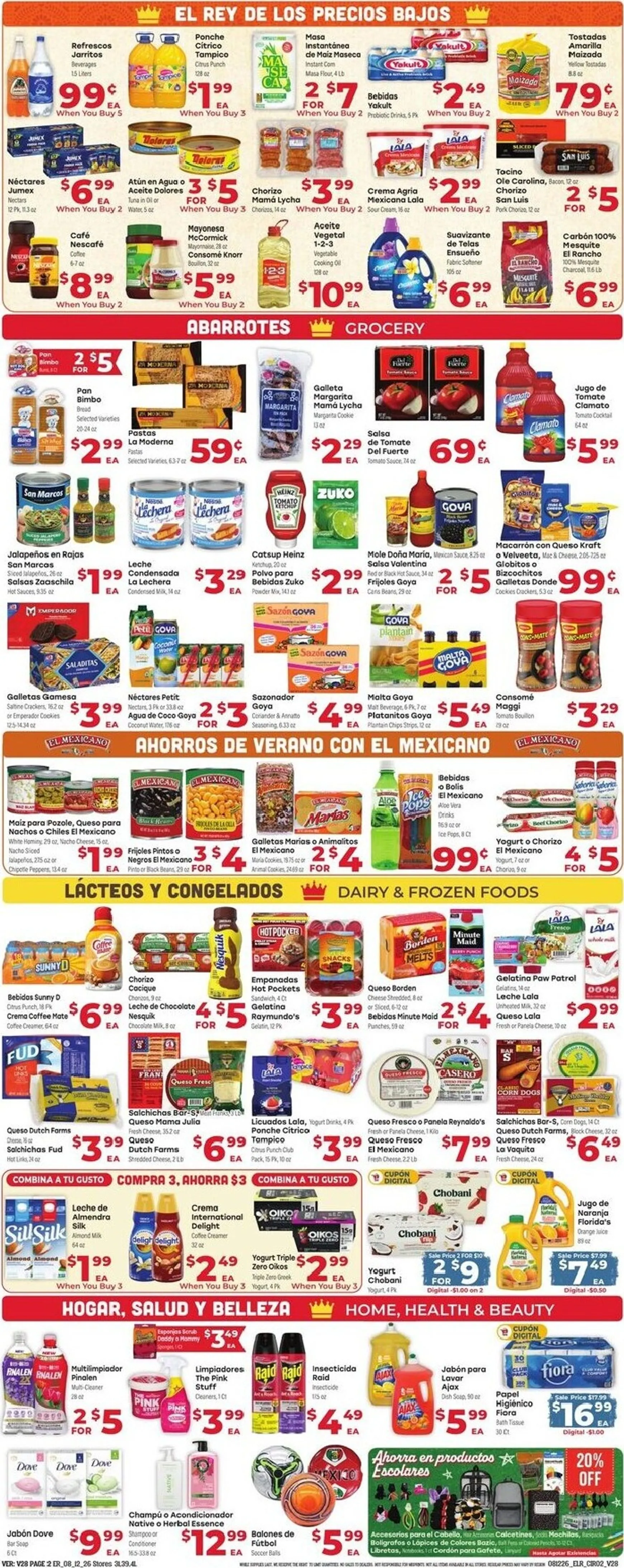 Weekly ad El Rancho from August 12 to August 18 2026 - Page 2