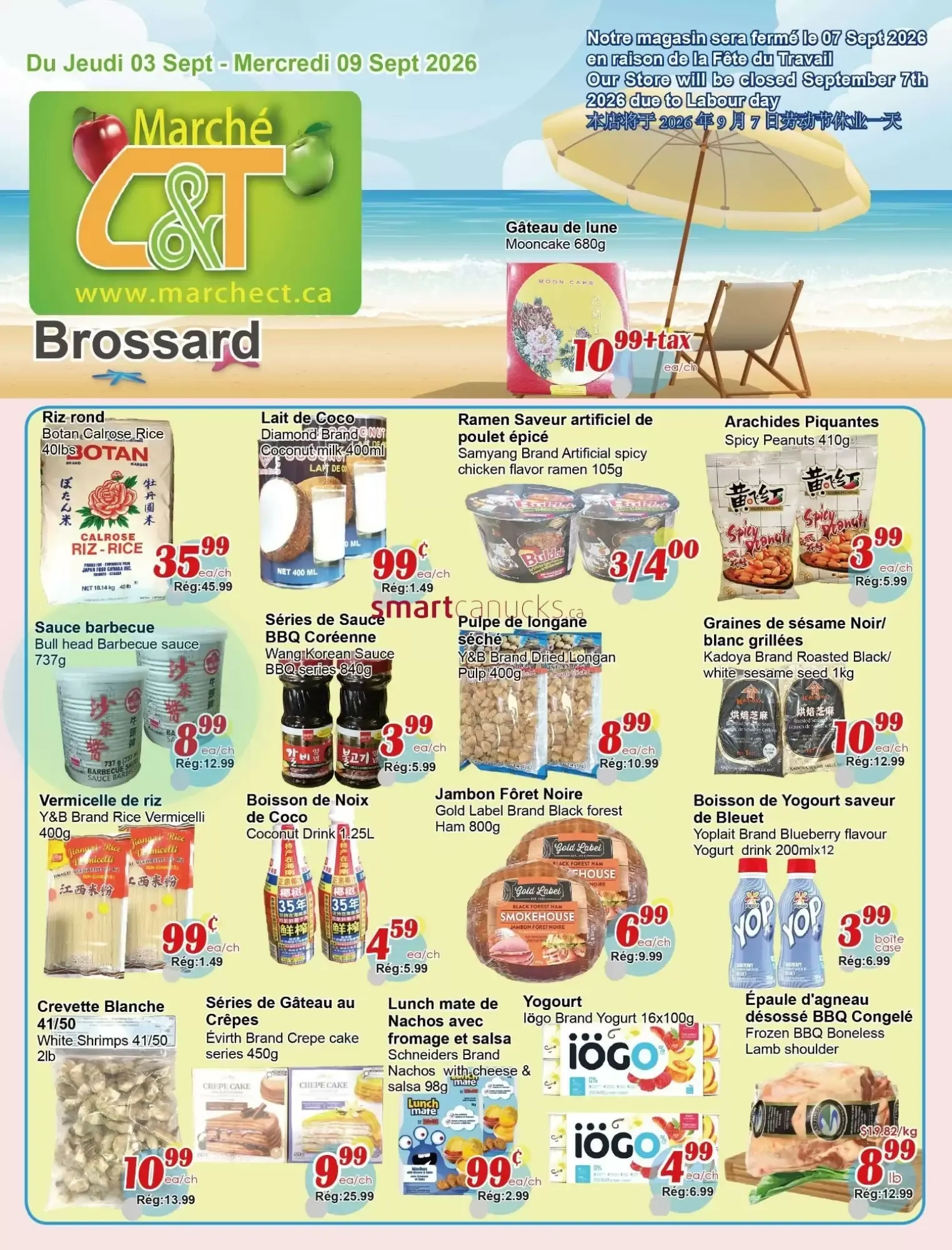 Marché C&T Brossard from September 3 to September 9 2026 - flyer page 1