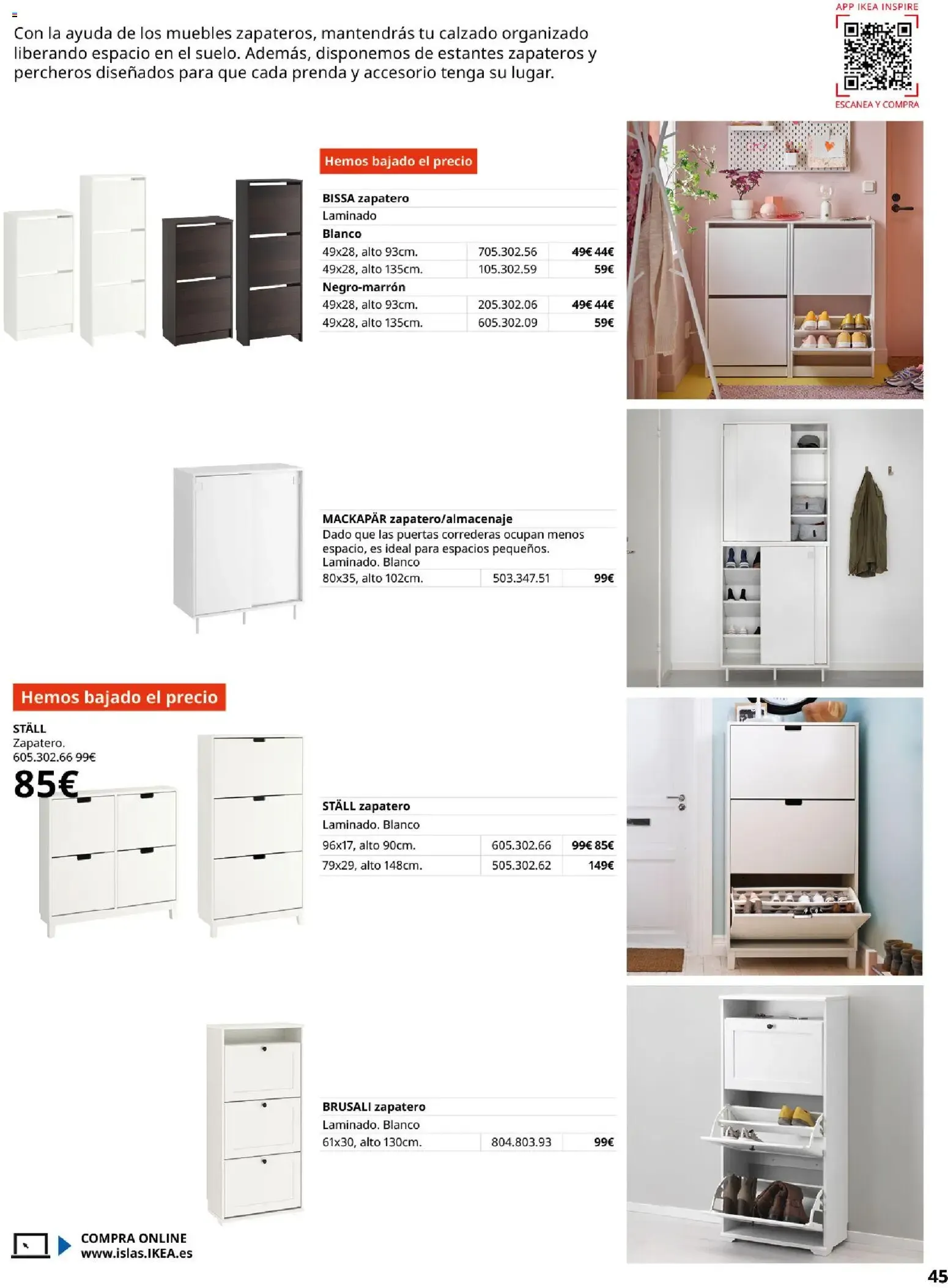 Catálogo de IKEA - Guía de Compra Muebles para el Dormitorio 1 de septiembre al 31 de enero 2027 - Página 45