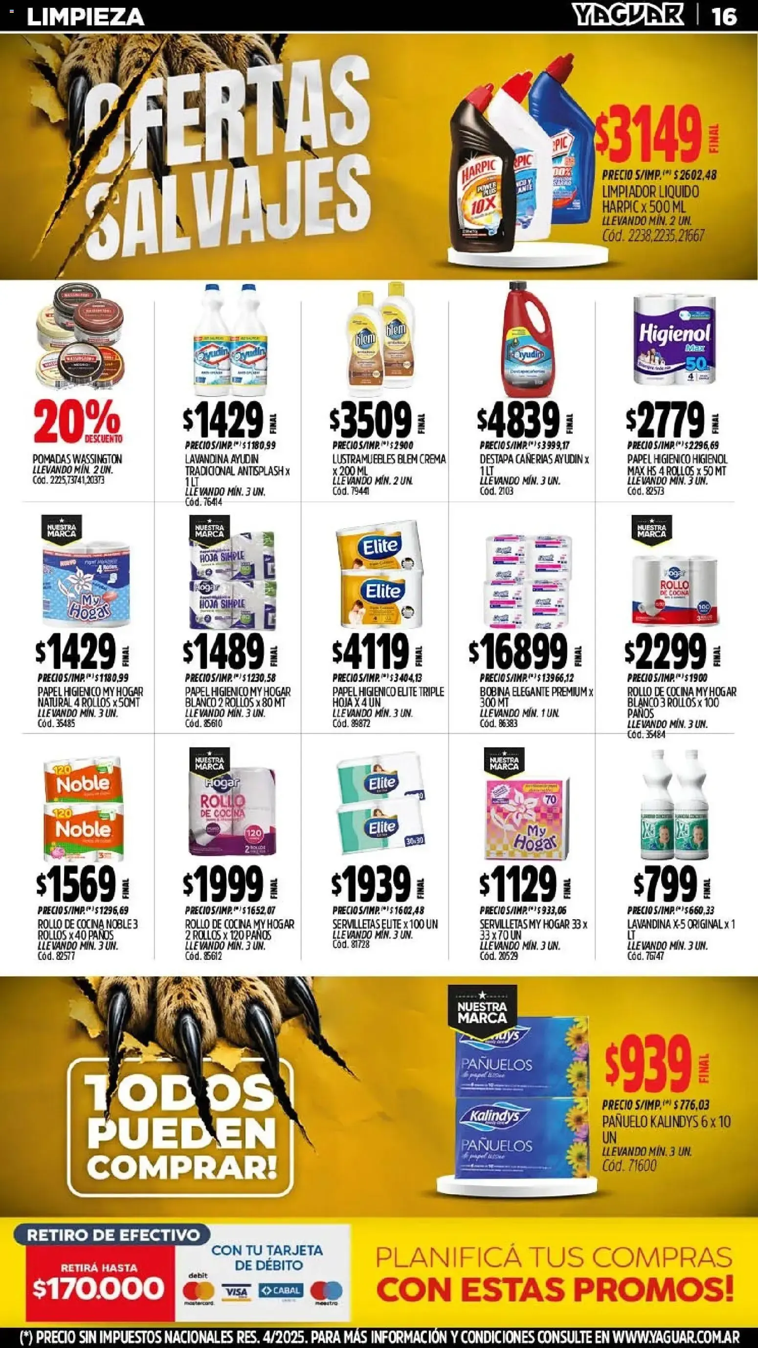 Ofertas de Yaguar - Oferta Semanal Córdoba del 03/08/2026 - 09/08/2026 3 de agosto al 9 de agosto 2026 - Página 17 del catálogo