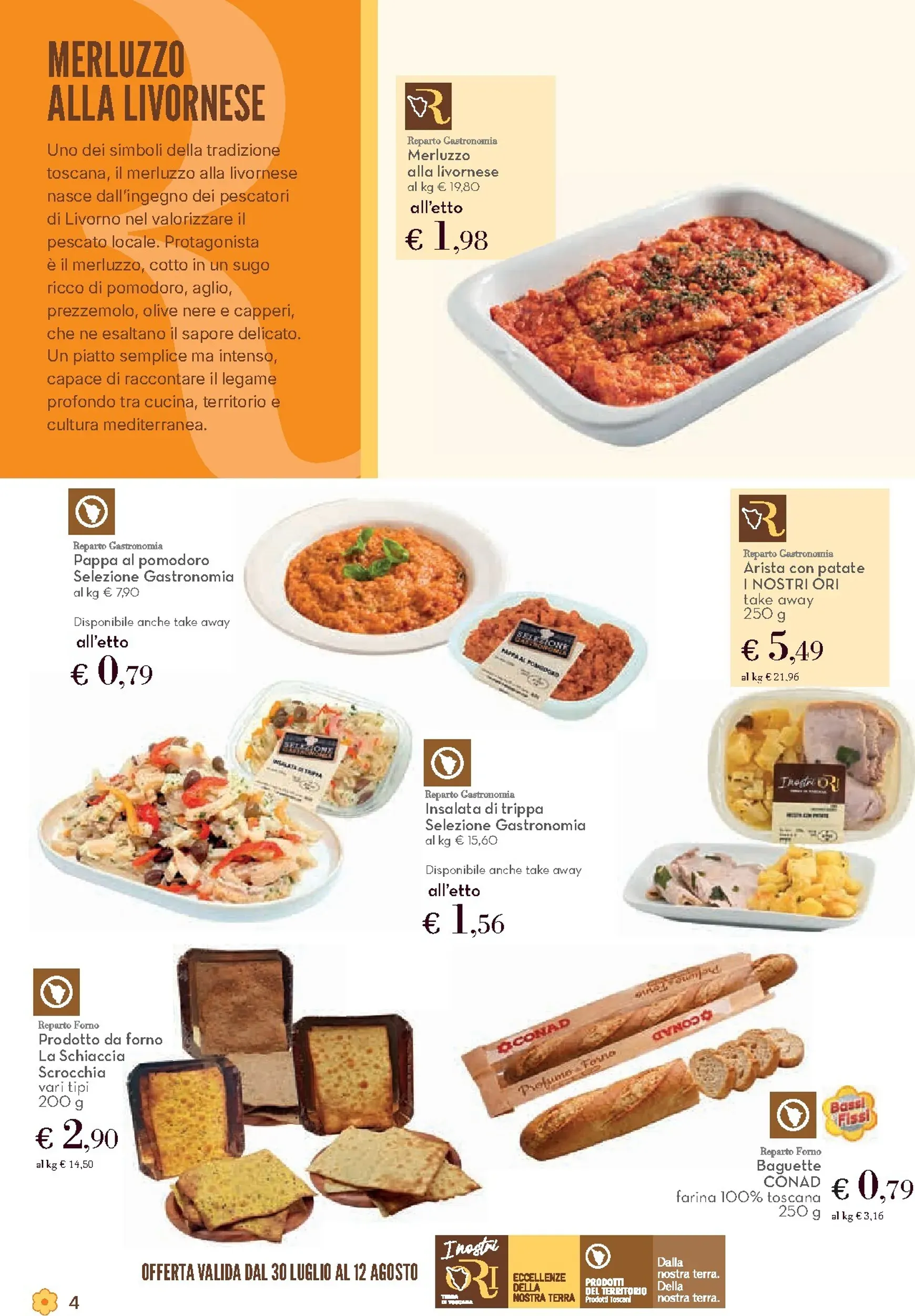 Conad Come Parli: La Toscana parola per parola da 30 luglio a 12 agosto di 2026 - Pagina del volantino 4