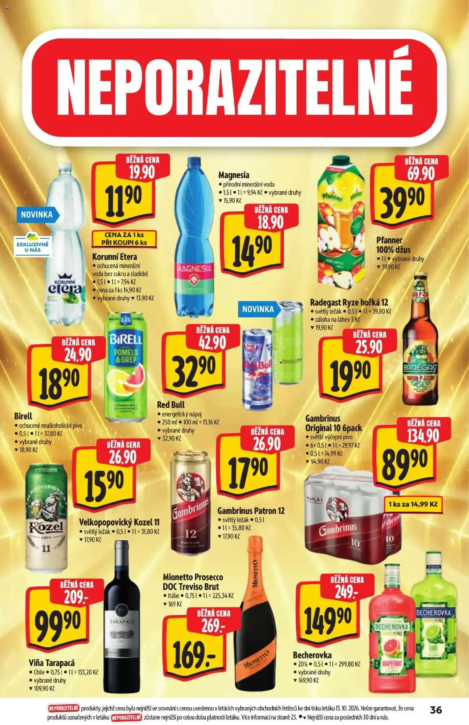 Albert leták - Hypermarket - Nabídka ve značkové kvalitě od 21.10.2026 - Akční leták - 21. října 3. listopadu 2026 - Page 36