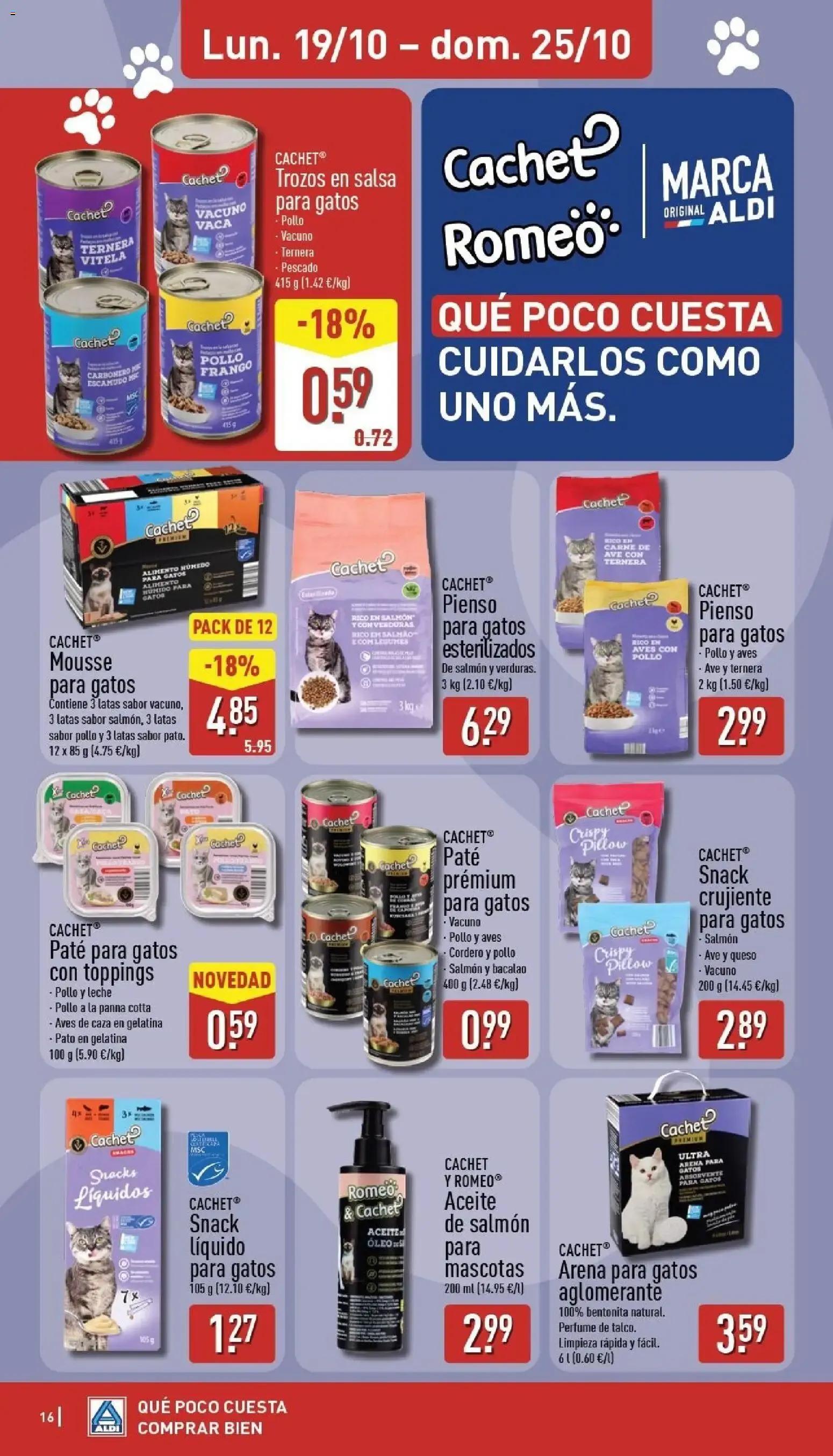Catálogo de Aldi folleto Canarias del 19/10/2026 | Catálogo 19 de octubre al 25 de octubre 2026 - Página 16