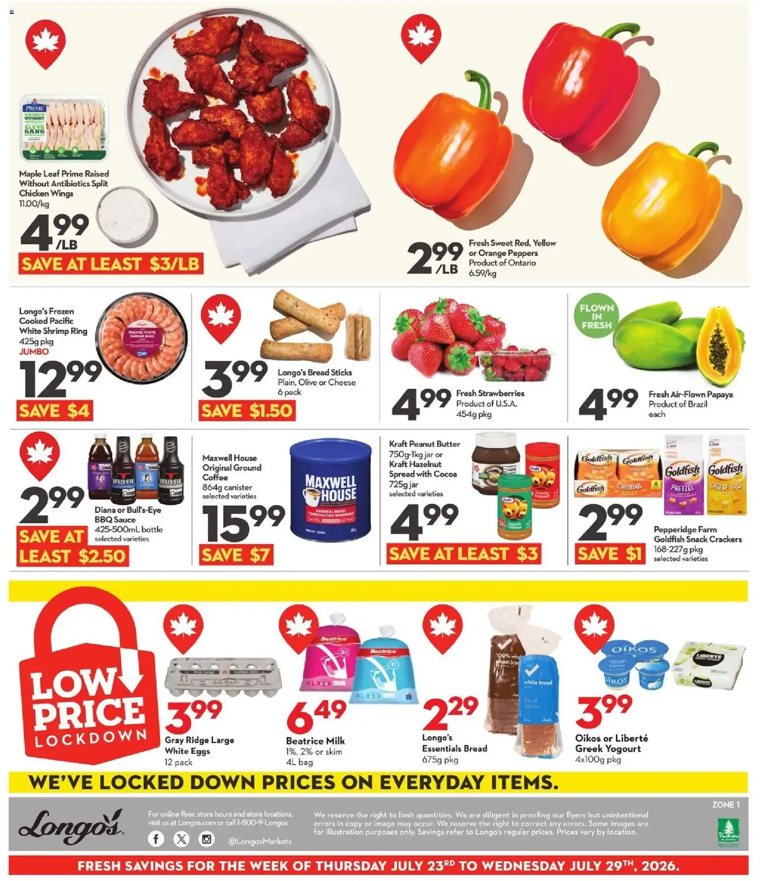 Longo's weekly flyer / circulaire from Jul 23, 2026 > weekly specials & deals from July 23 to July 29 2026 - flyer page 2