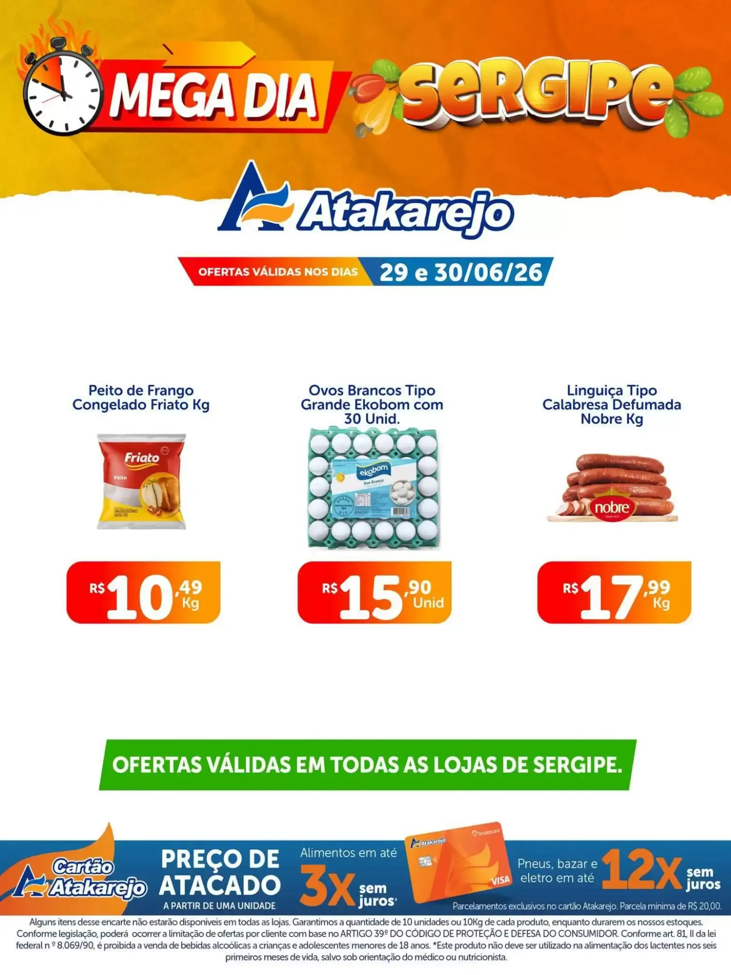 Encarte de MEGA DIA Atakarejo SERGIPE 29 de junho até 30 de junho 2026 - Pagina 3