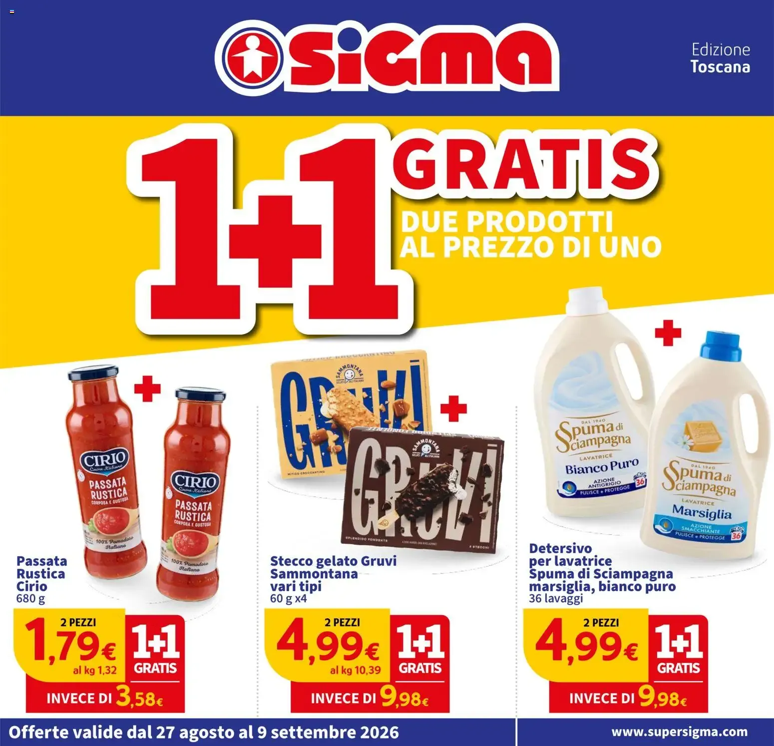 Nuovo SIGMA volantino Toscana dal 27/08/2026 > offerte anteprima 🛍️ da 27 agosto a 9 settembre di 2026 - Pagina del volantino 1