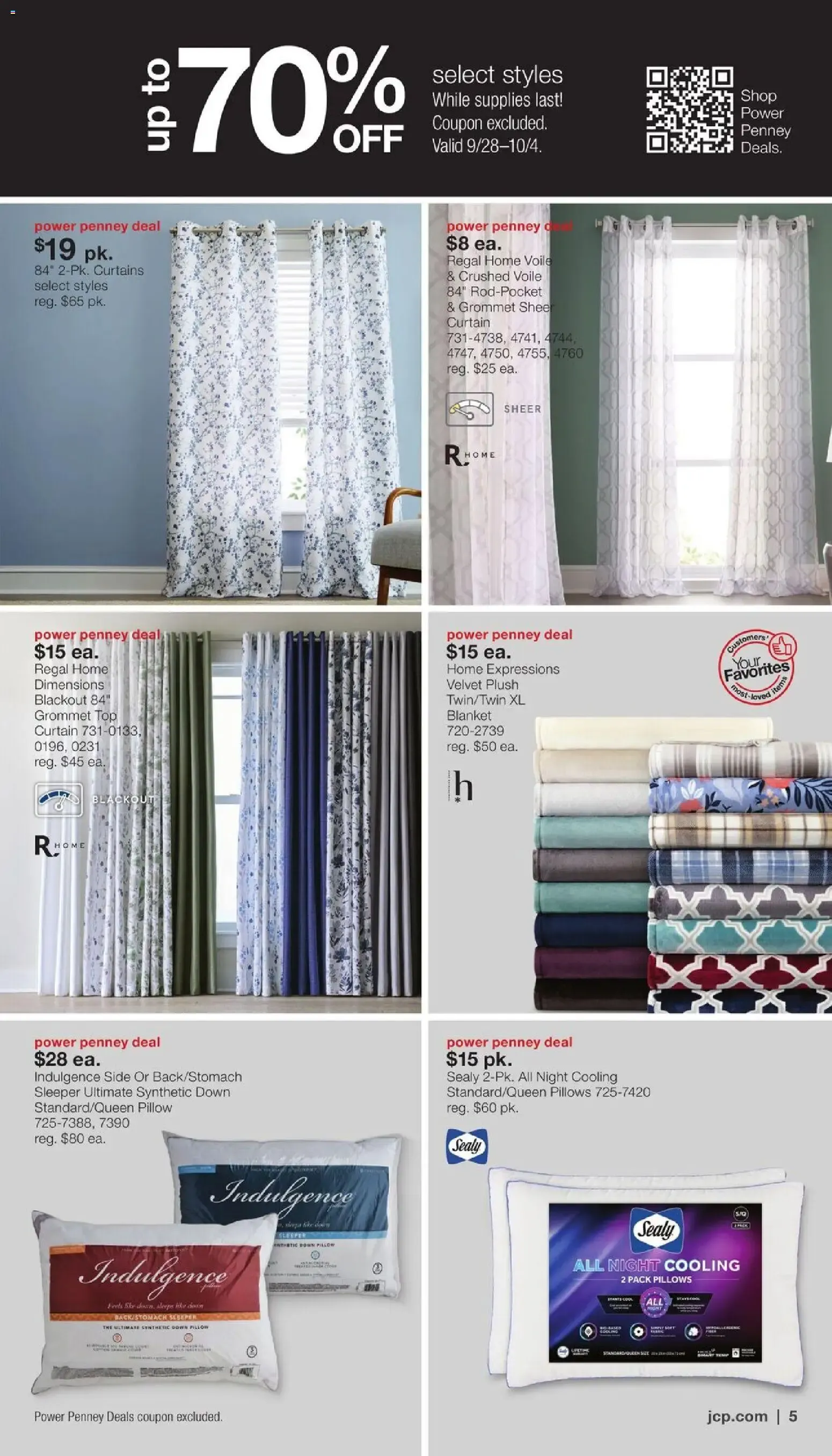 Weekly ad JCPenney Semi-Annual Home Sale from September 28 to October 25 2026 - Page 4