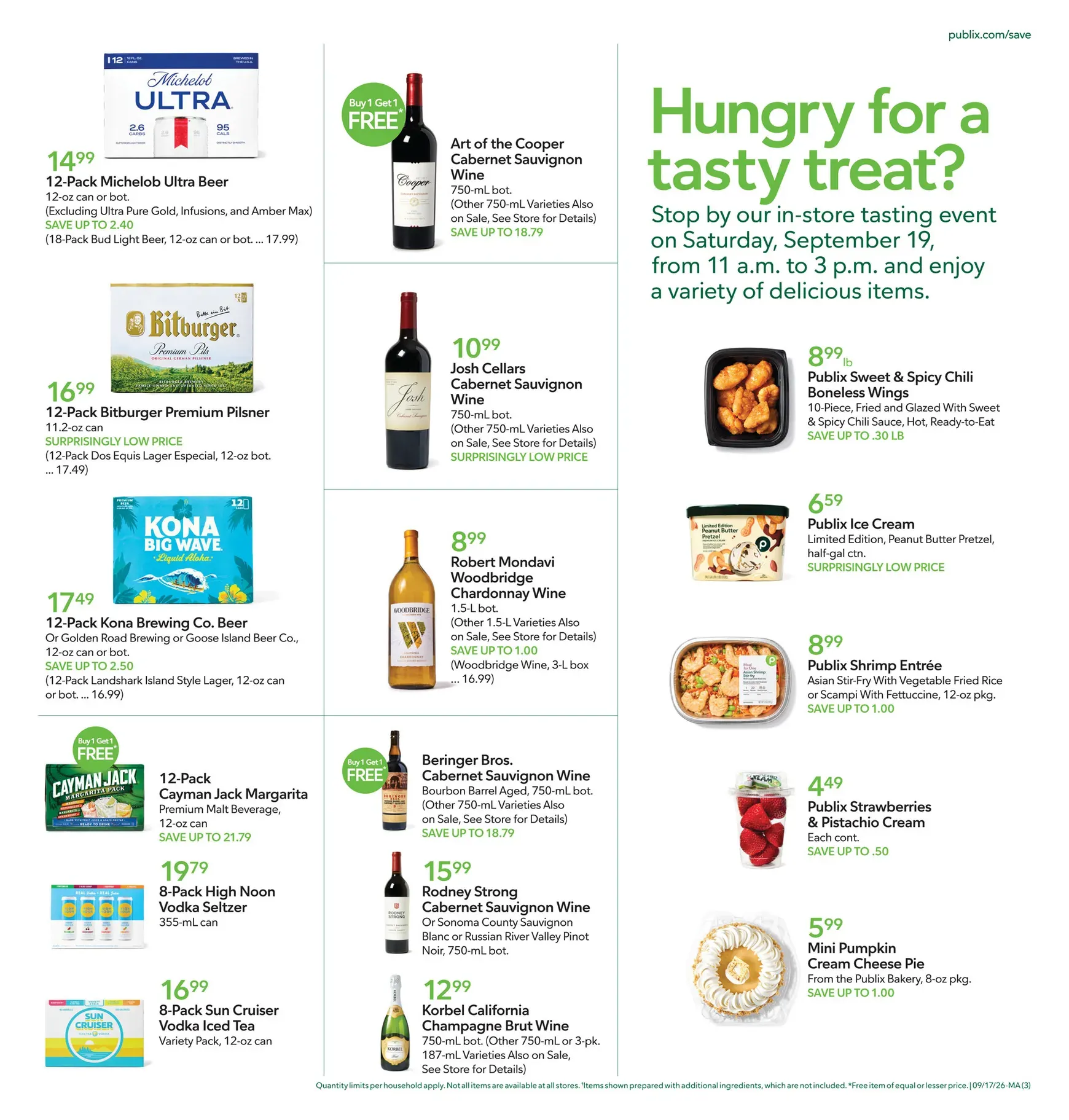 Weekly ad Future Publix flyer valid from Thursday 09/17/2026 to Wednesday 09/23/2026 from September 17 to September 23 2026 - Page 3