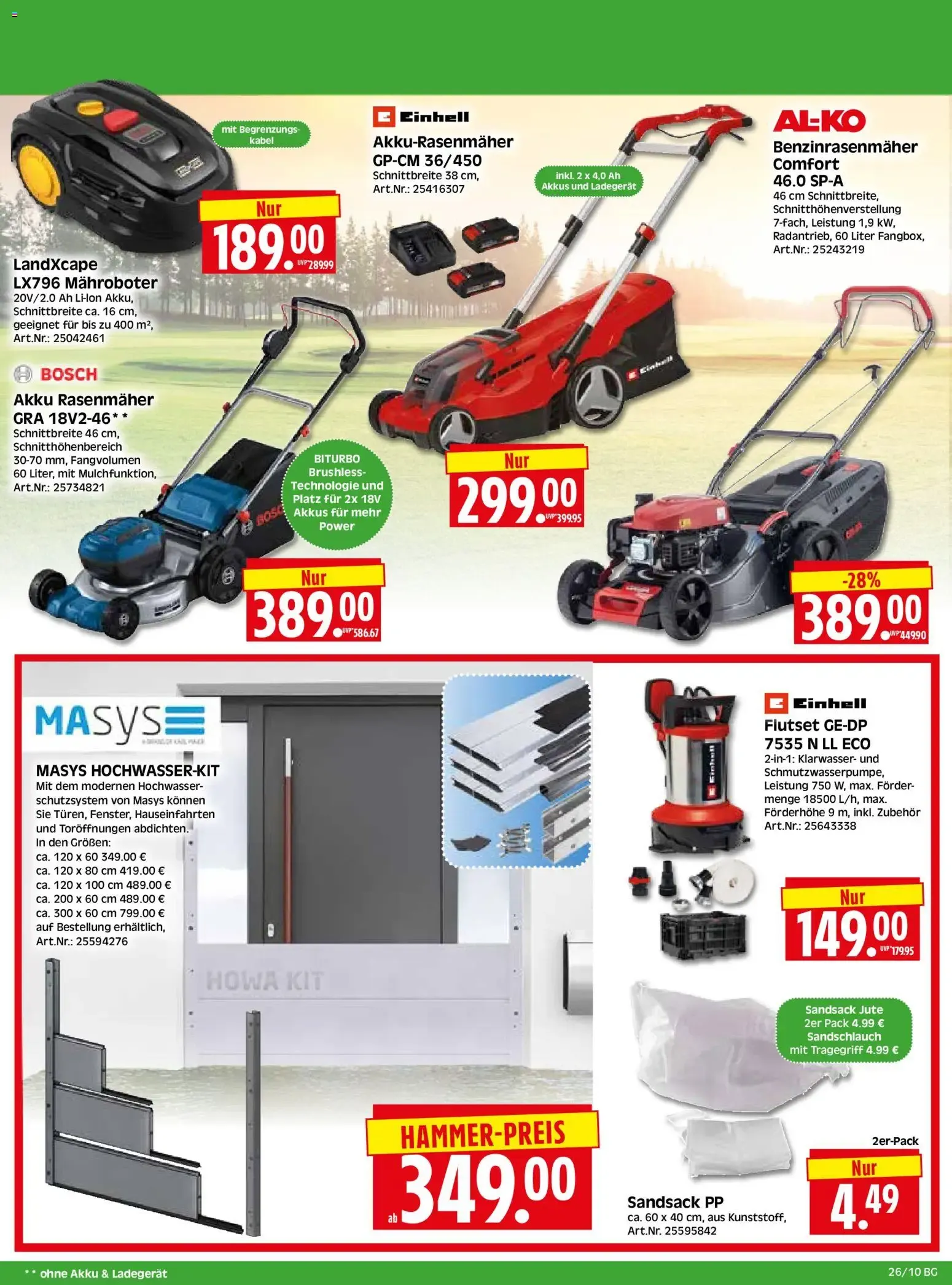 HERKULES Bau & Garten (ab 22.06.2026) zum Blättern von 22. Juni bis 27. Juni 2026 - Prospekt seite 10