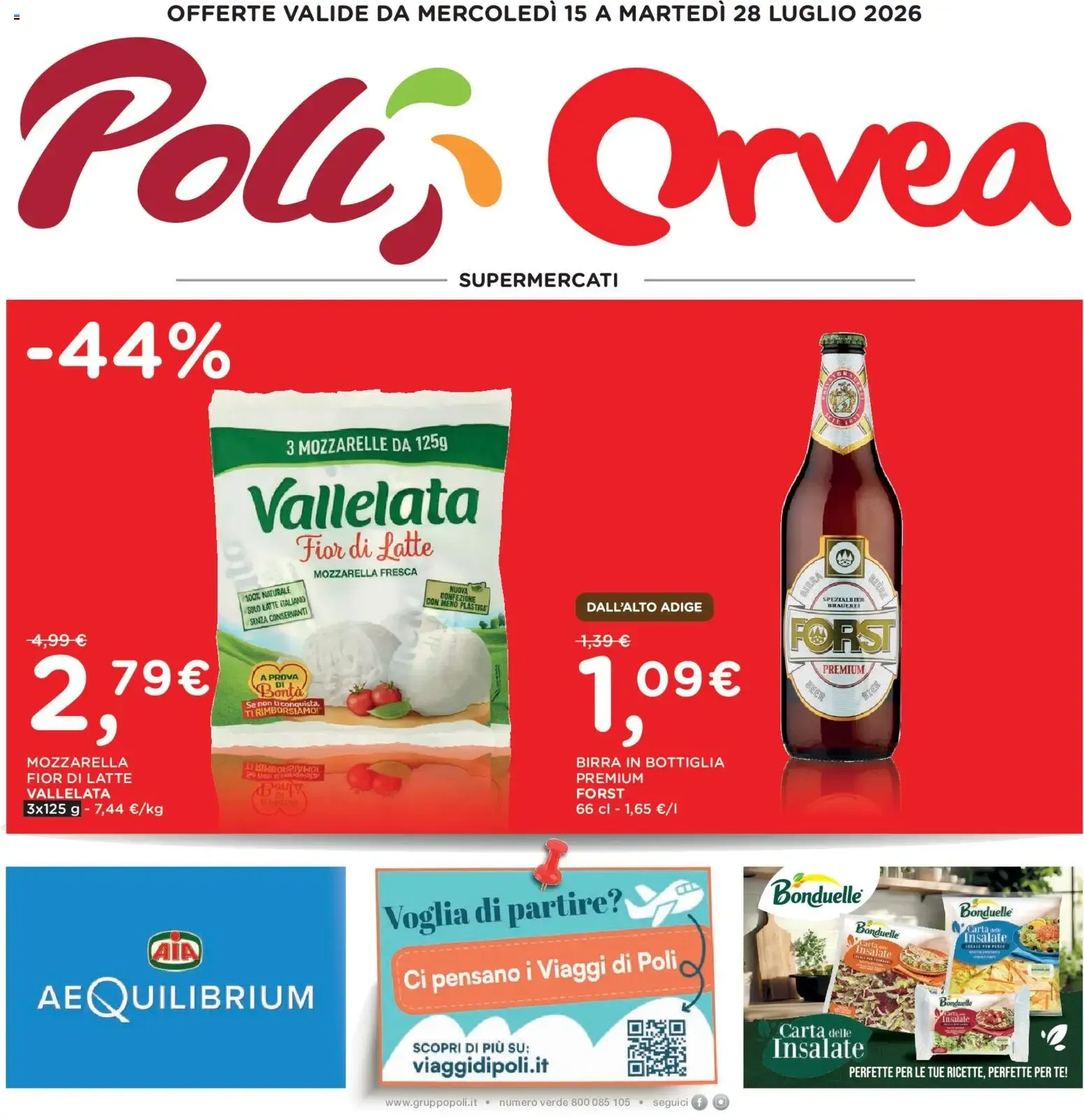 Poli volantino dal 15/07/2026 - online Offerte da 15 luglio a 28 luglio di 2026 - Pagina del volantino 1