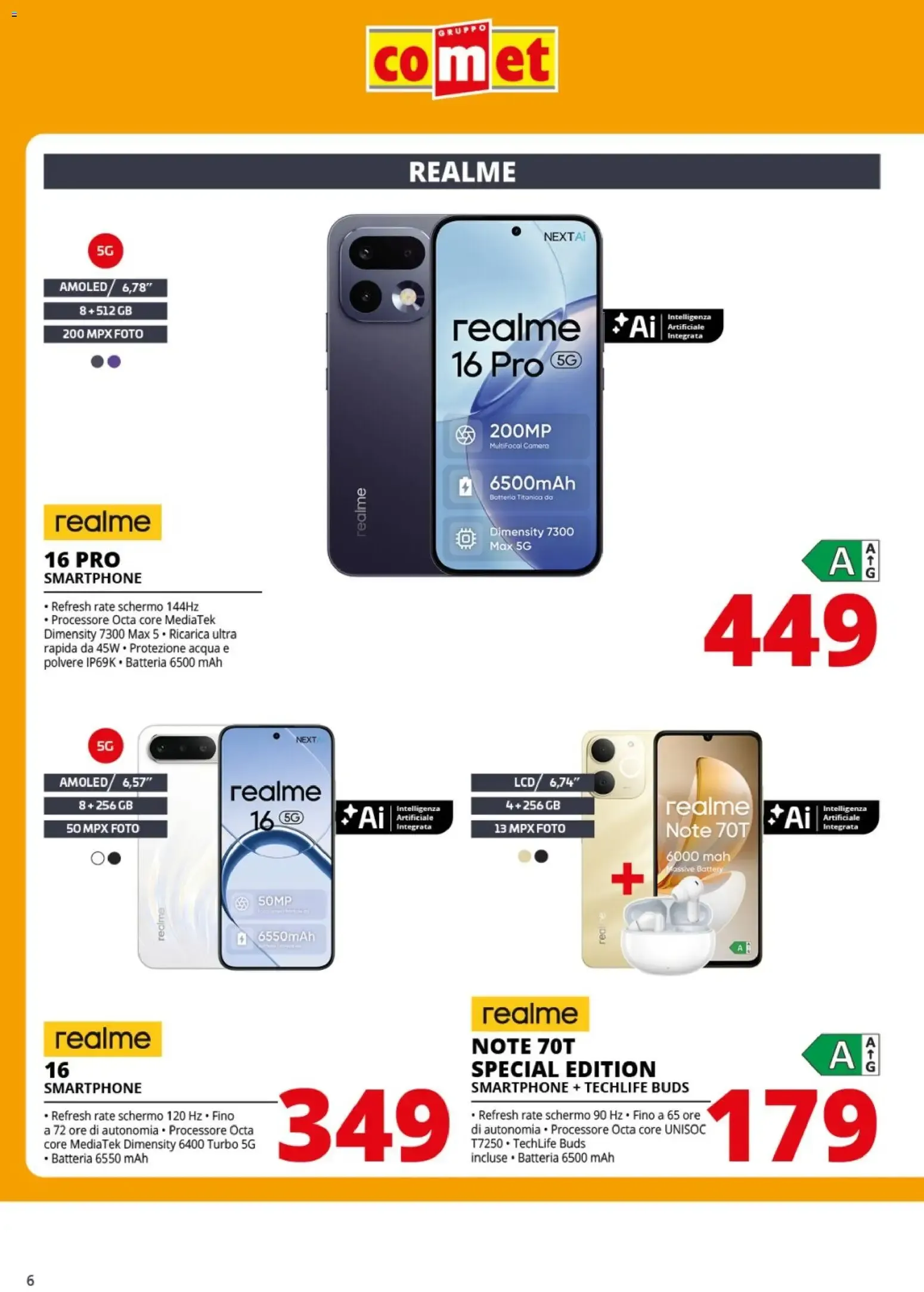 Speciale Telefonia Comet da 9 ottobre a 21 ottobre di 2026 - Pagina del volantino 6