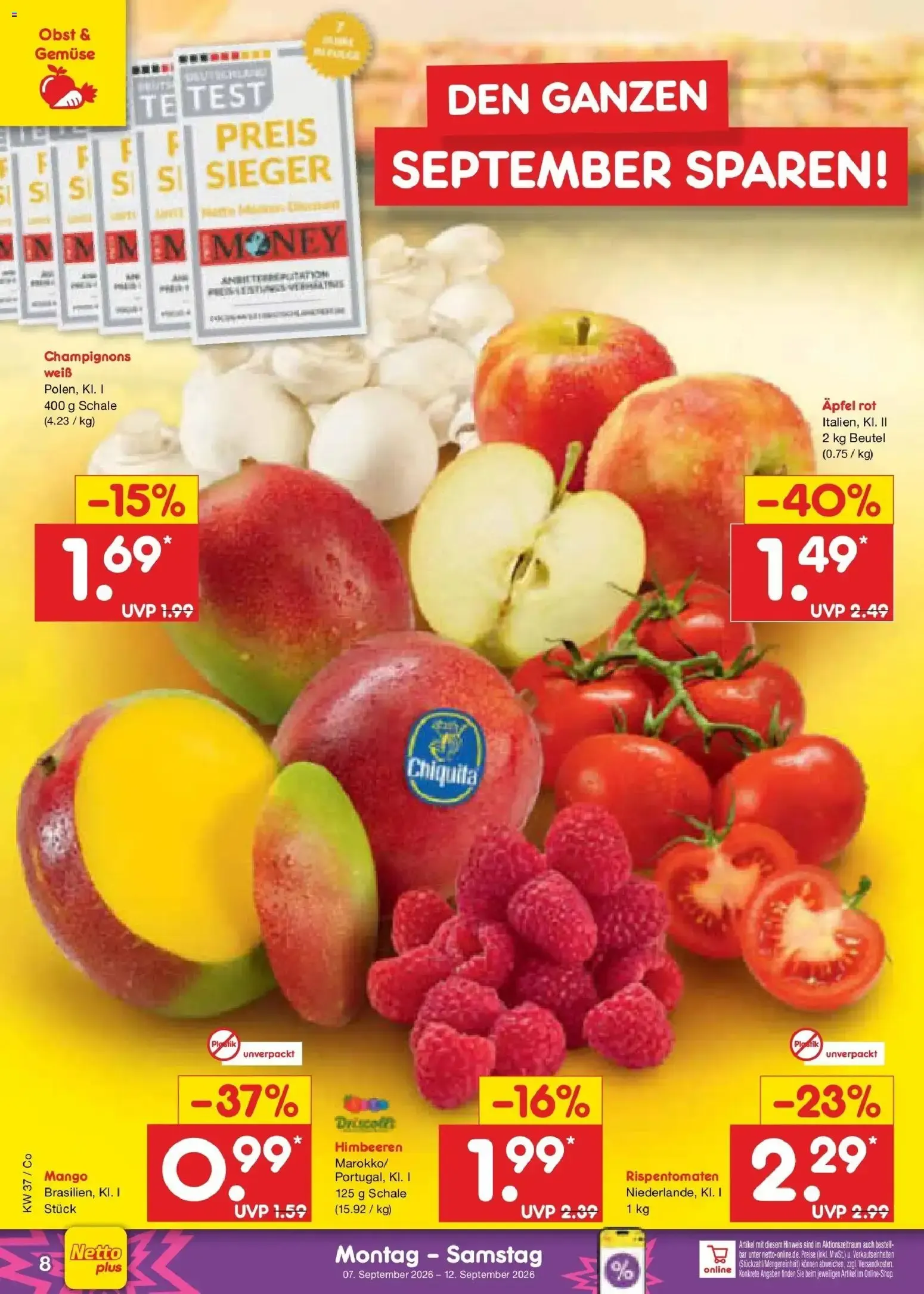 Netto Marken-Discount Prospekt Leipzig (ab 07.09.2026) » Angebote von 7. September bis 12. September 2026 - Prospekt seite 14