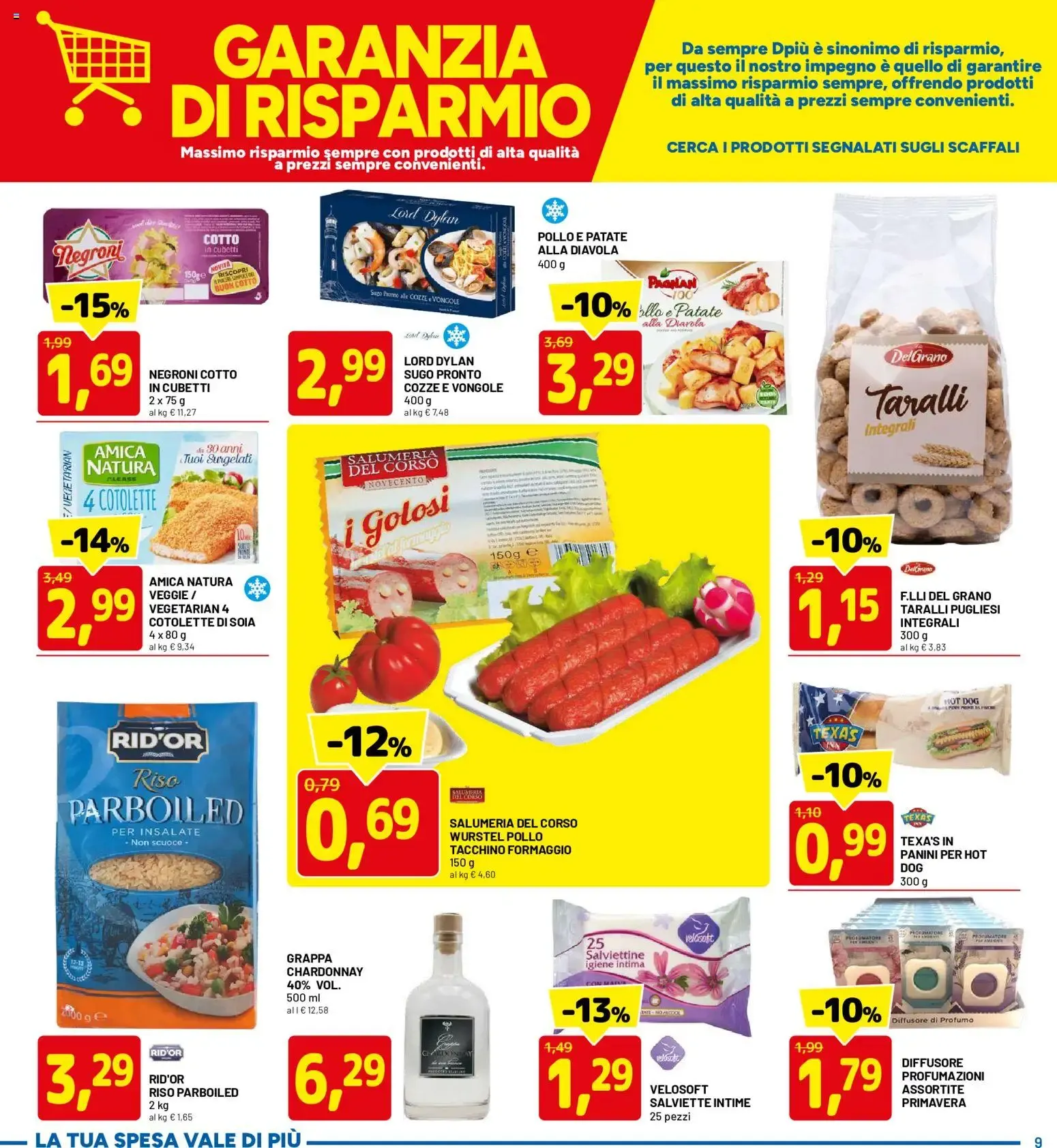 Nuovo D Più volantino dal 06/07/2026 > offerte anteprima 🛍️ da 6 luglio a 19 luglio di 2026 - Pagina del volantino 9