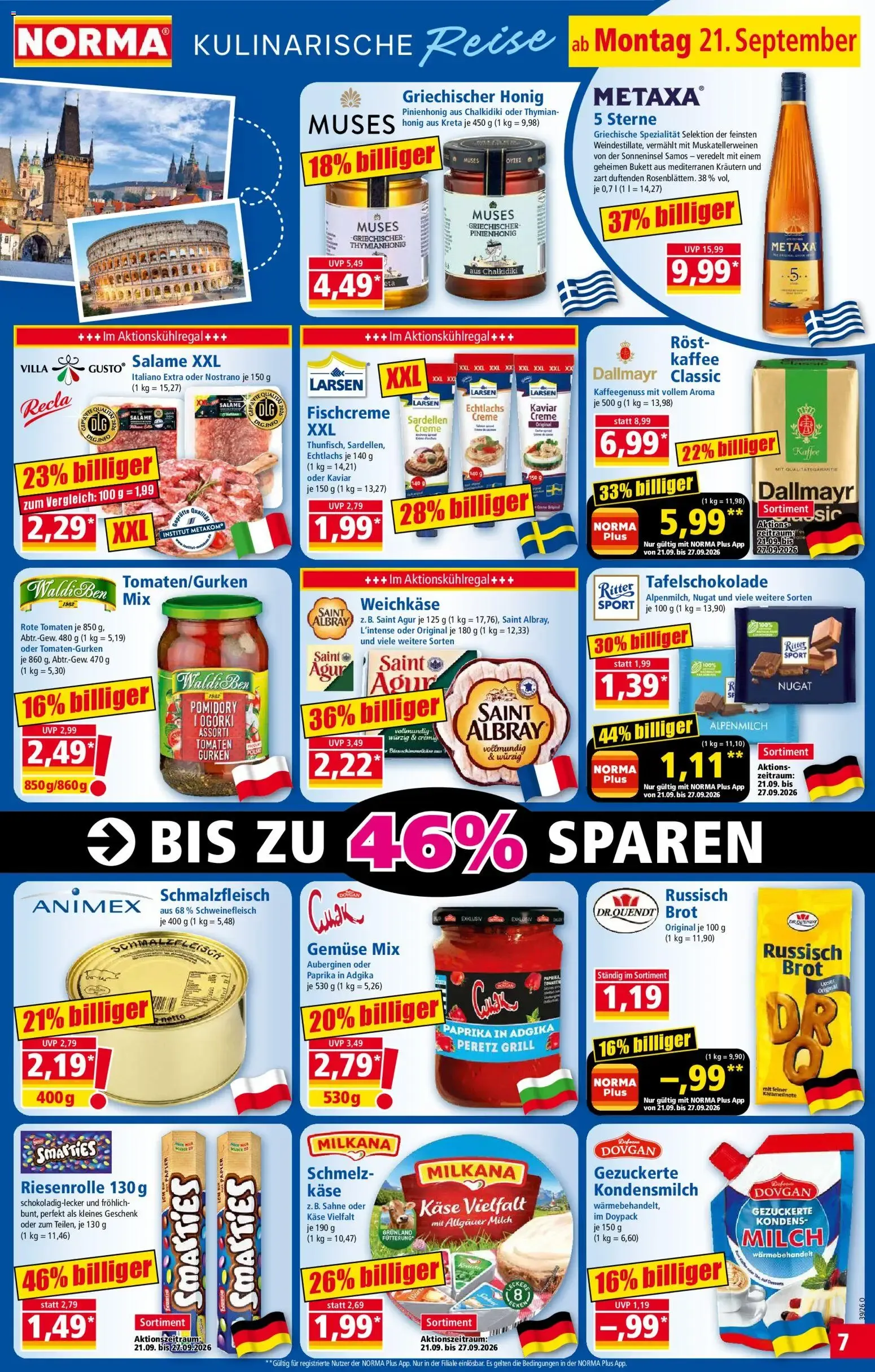 NORMA: Mehr fürs Geld ab 21. September von 21. September bis 27. September 2026 - Prospekt seite 7