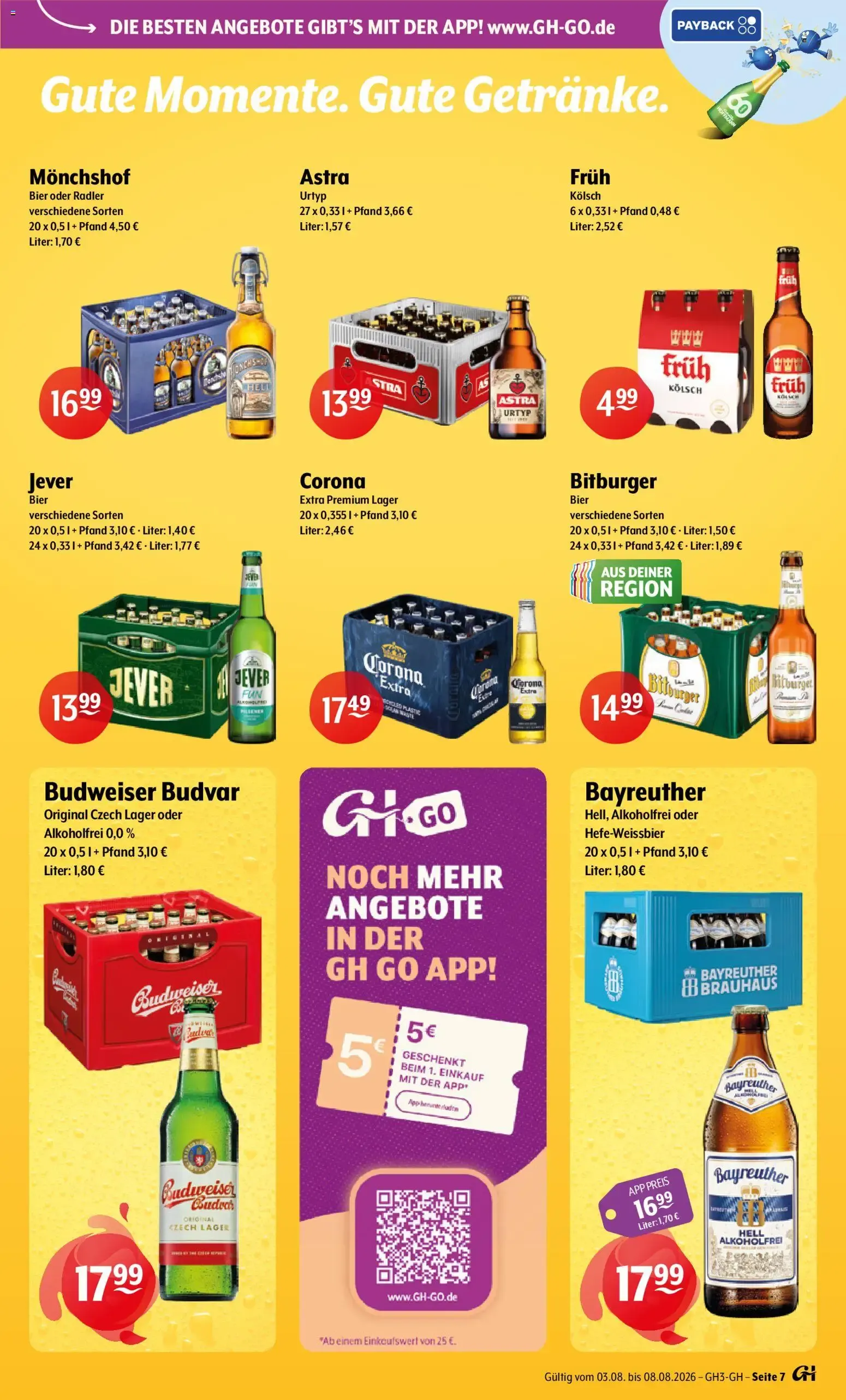 Trink und Spare Prospekt (ab 03.08.2026) zum Blättern von 3. August bis 8. August 2026 - Prospekt seite 7