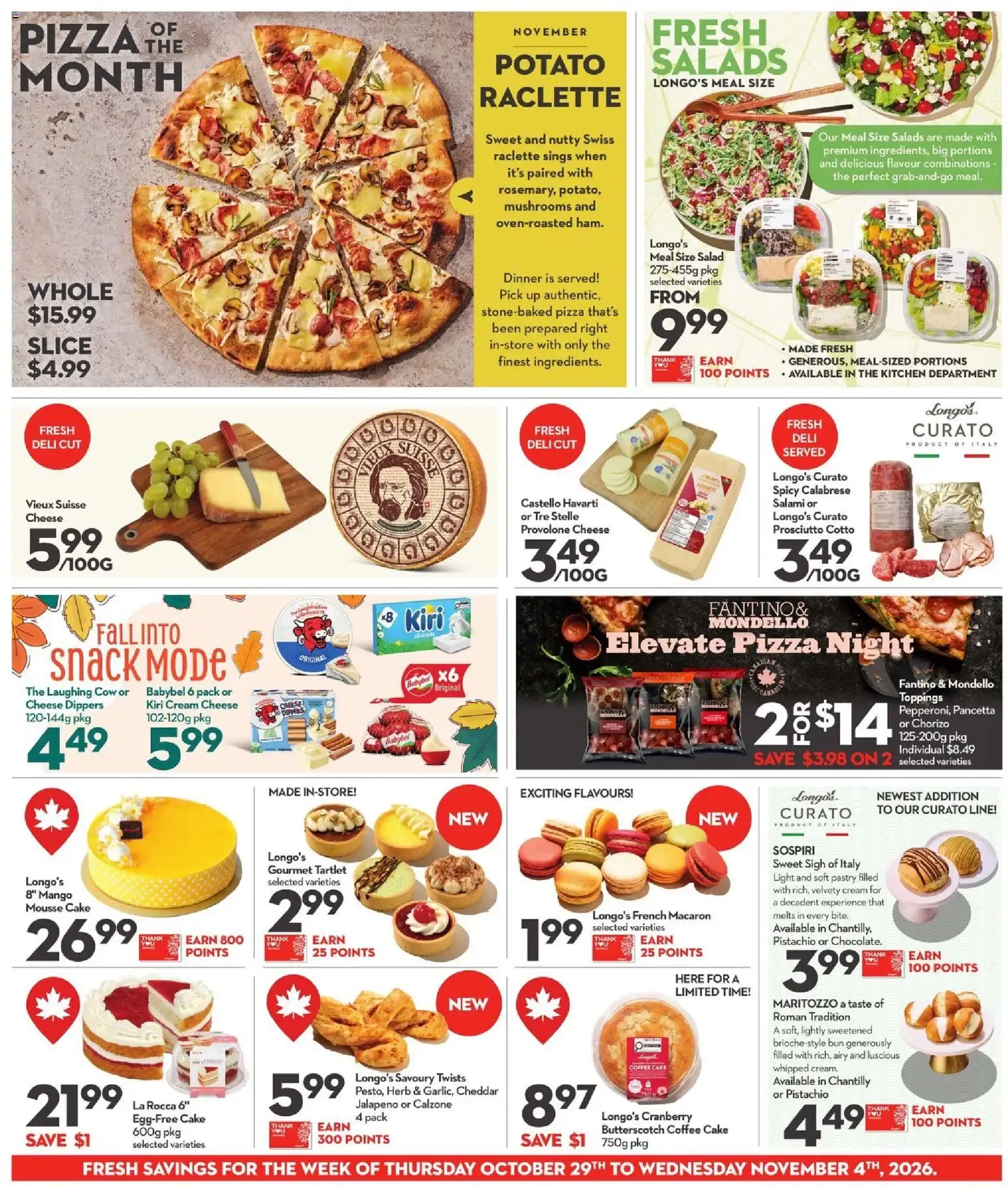 Longo's weekly flyer / circulaire from Oct 29, 2026 > weekly specials & deals from October 29 to November 4 2026 - flyer page 8