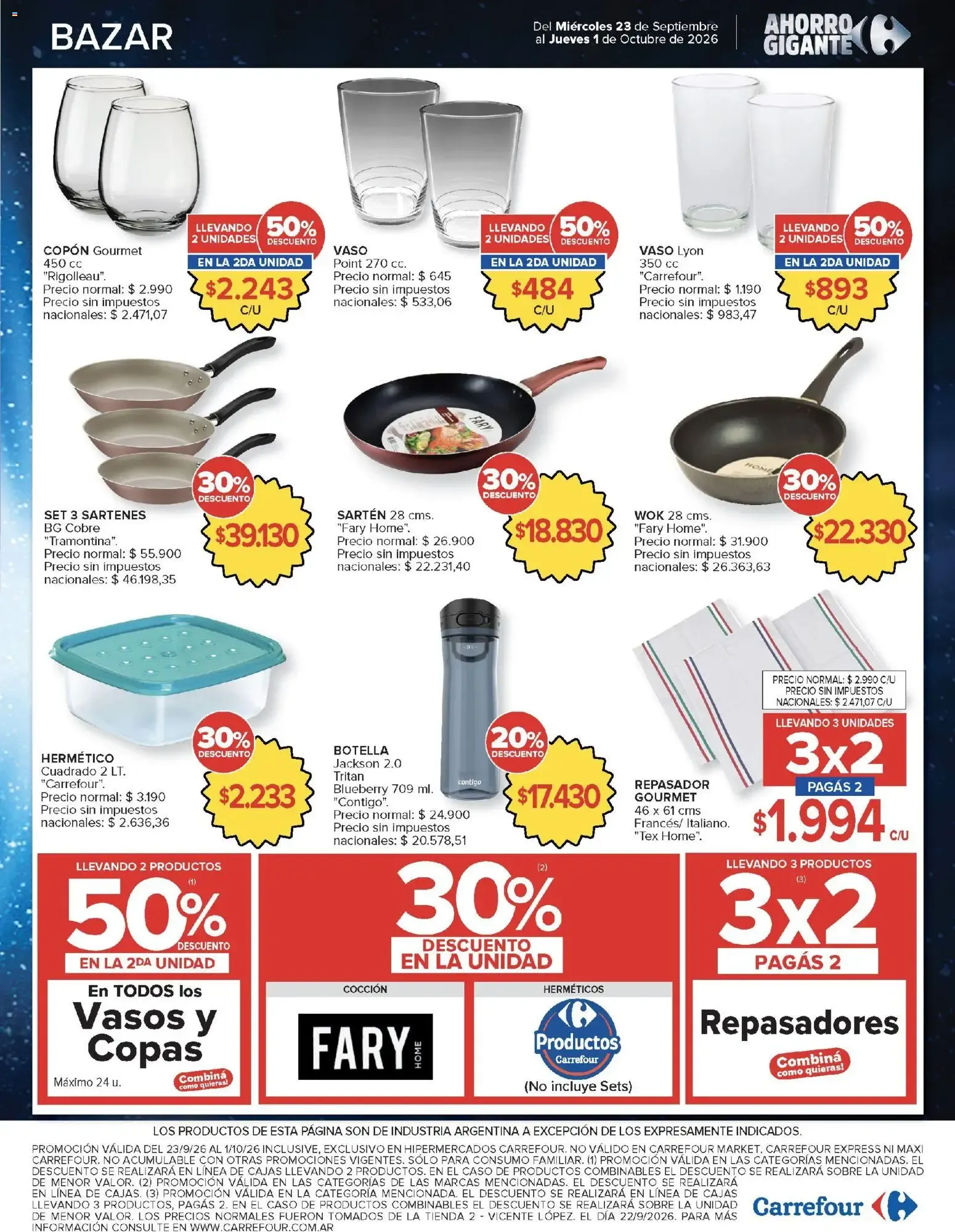 Ofertas de Carrefour - Carrefour Hiper Ofertas || del 23/09/2026 - 02/10/2026 || Promociones 23 de septiembre al 1 de octubre 2026 - Página 23 del catálogo