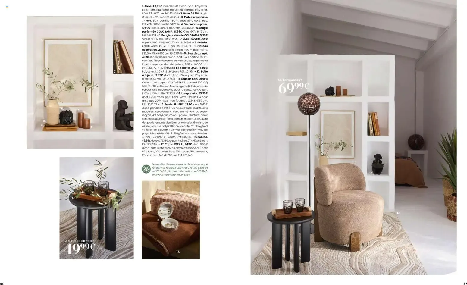 Maisons du Monde - Itinéraire Estival Collection Printemps - Été 2026 du 16 février au 1 septembre 2026 - Catalogue page 24