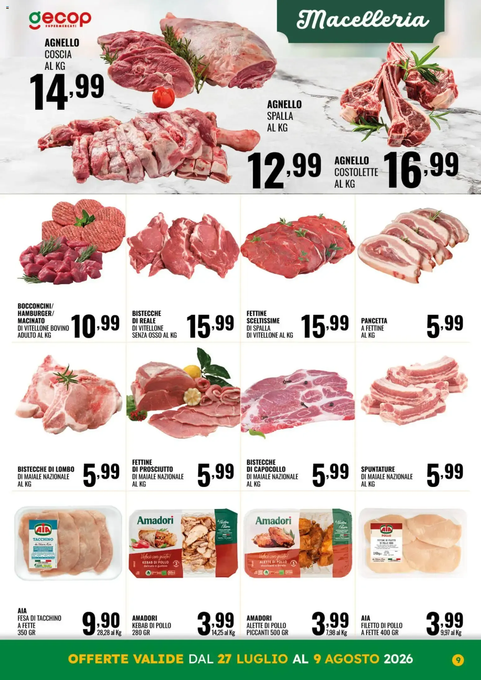 Nuovo GECOP volantino dal 27/07/2026 > offerte anteprima 🛍️ da 27 luglio a 9 agosto di 2026 - Pagina del volantino 9