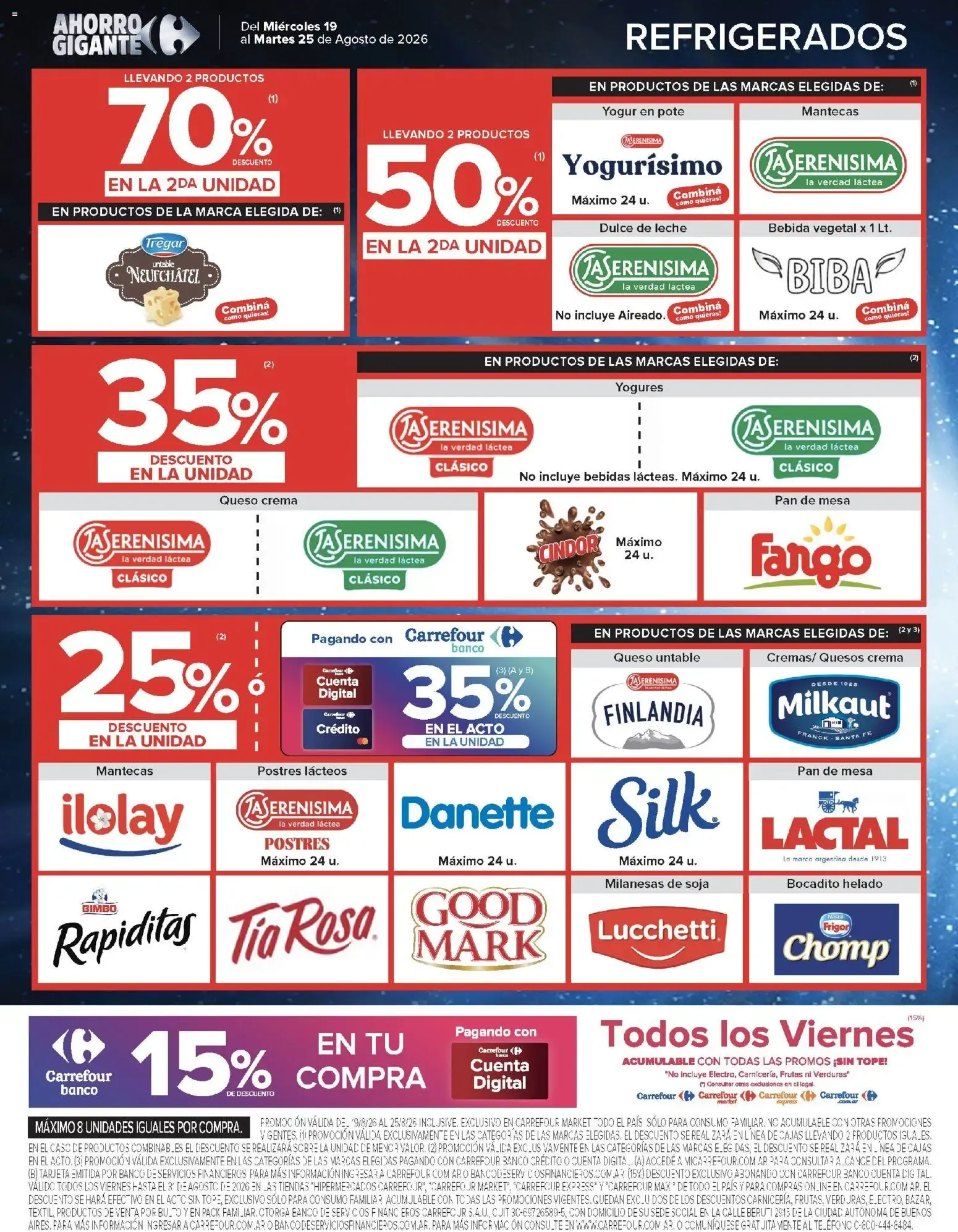 Ofertas de Carrefour Ahorro Gigante: Ofertas Hiper y Market 19 de agosto al 25 de agosto 2026 - Página 41 del catálogo