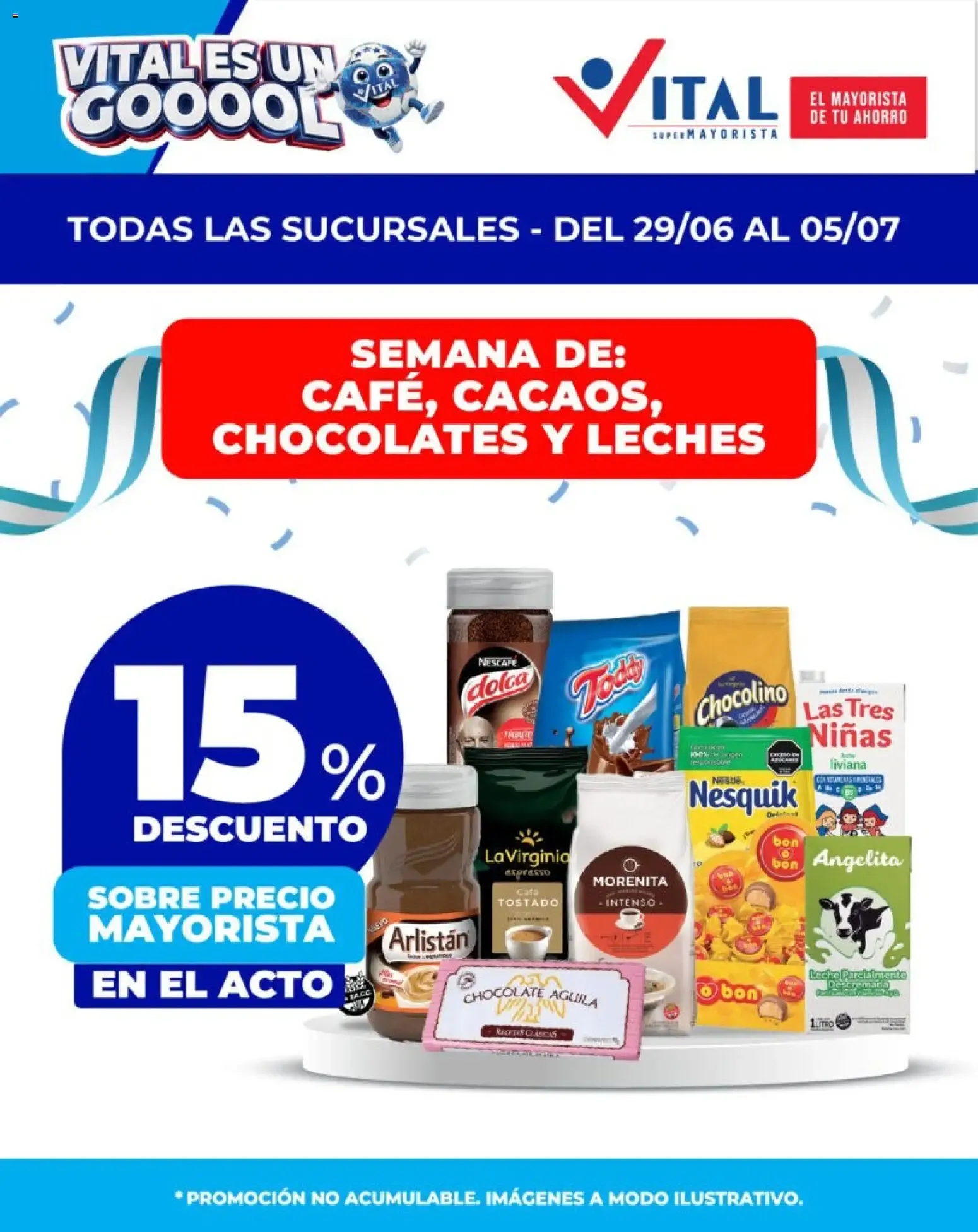 Ofertas de Vital - Semana de Café, Cacaos, Chocolates y Leches 29 de junio al 5 de julio 2026 - Página 1 del catálogo