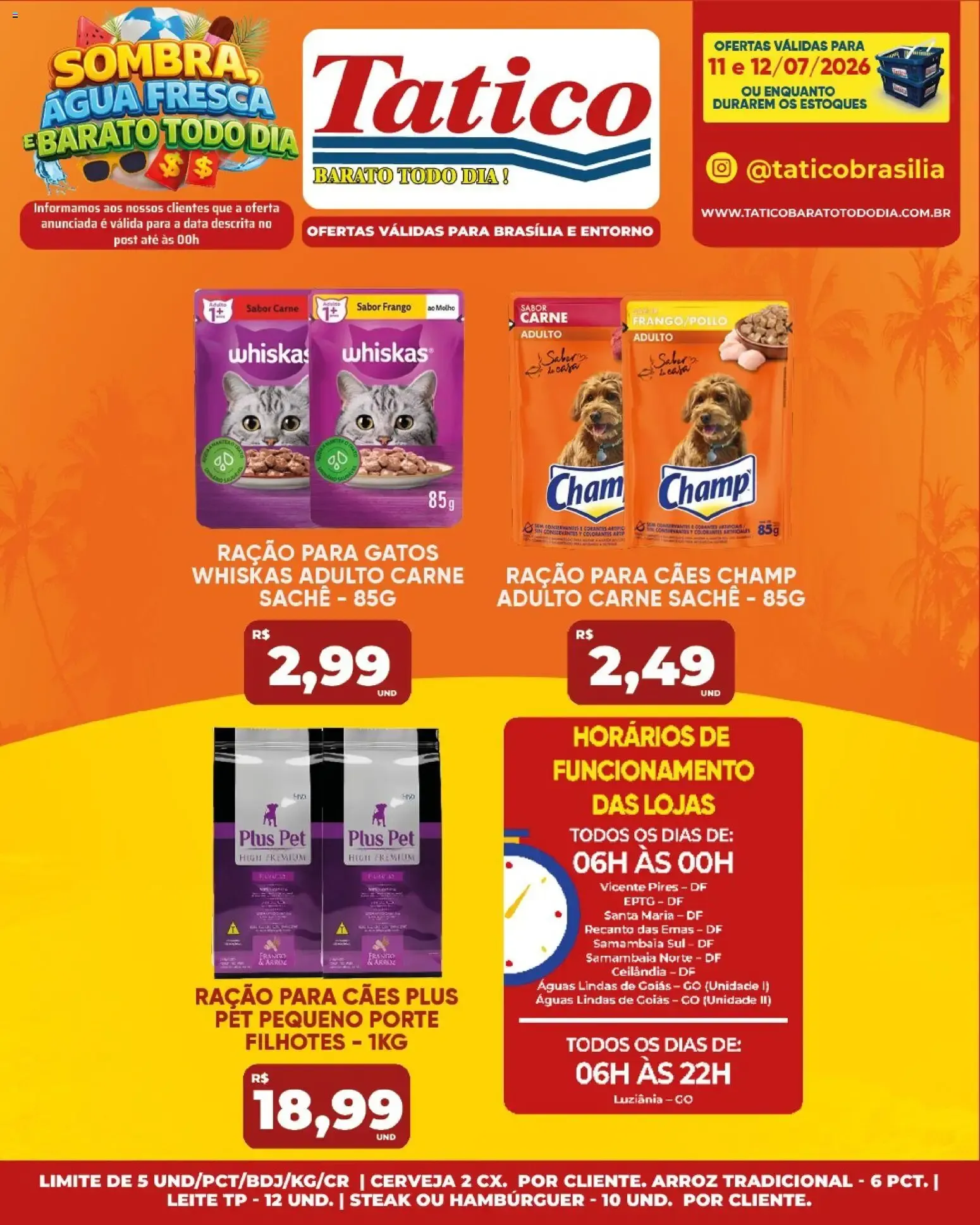 Encarte de Tatico ofertas Fim de Semana de 11/07/2026 | Promoções Online 11 de julho até 12 de julho 2026 - Pagina 7