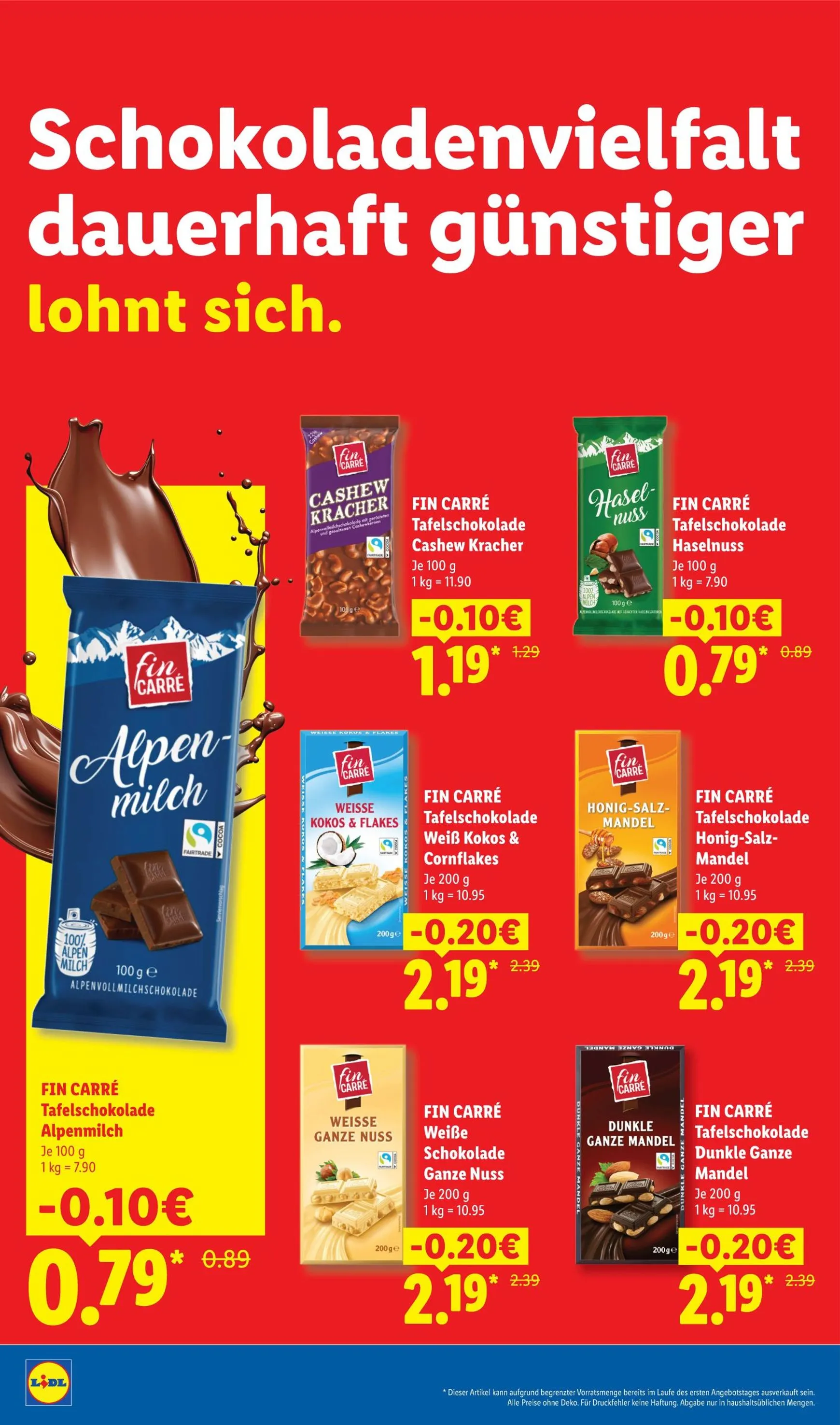 Lidl: Der Preisführer macht Deutschland dauerhaft günstiger! von 1. Juli bis 31. August 2026 - Prospekt seite 10