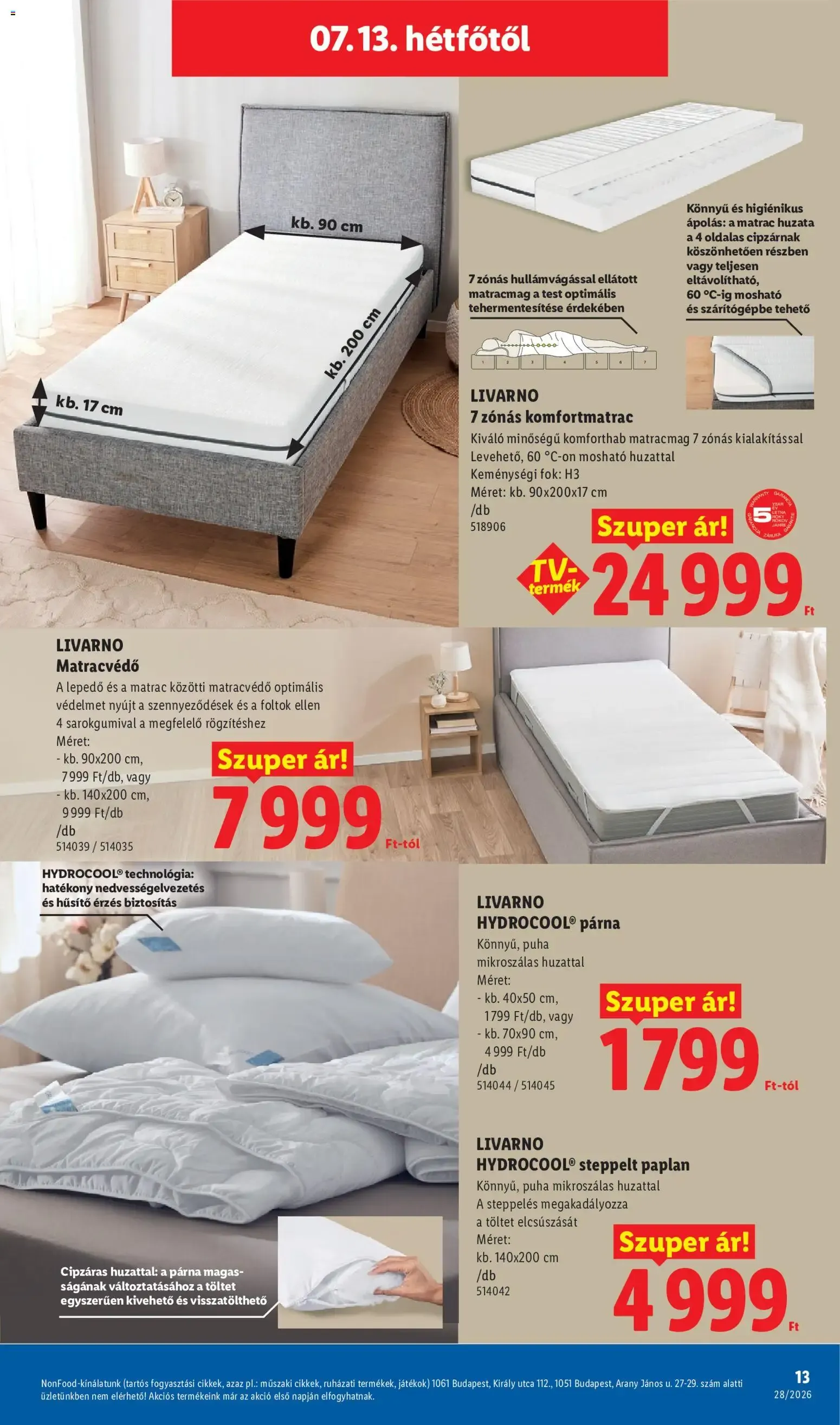 Katalógus Lidl Nonfood kínálatunk - 2026.07.09. -tól/töl > akció, lapozható szórólap 🛍️ július 9.-tól július 15.-ig 2026. - Oldal 13