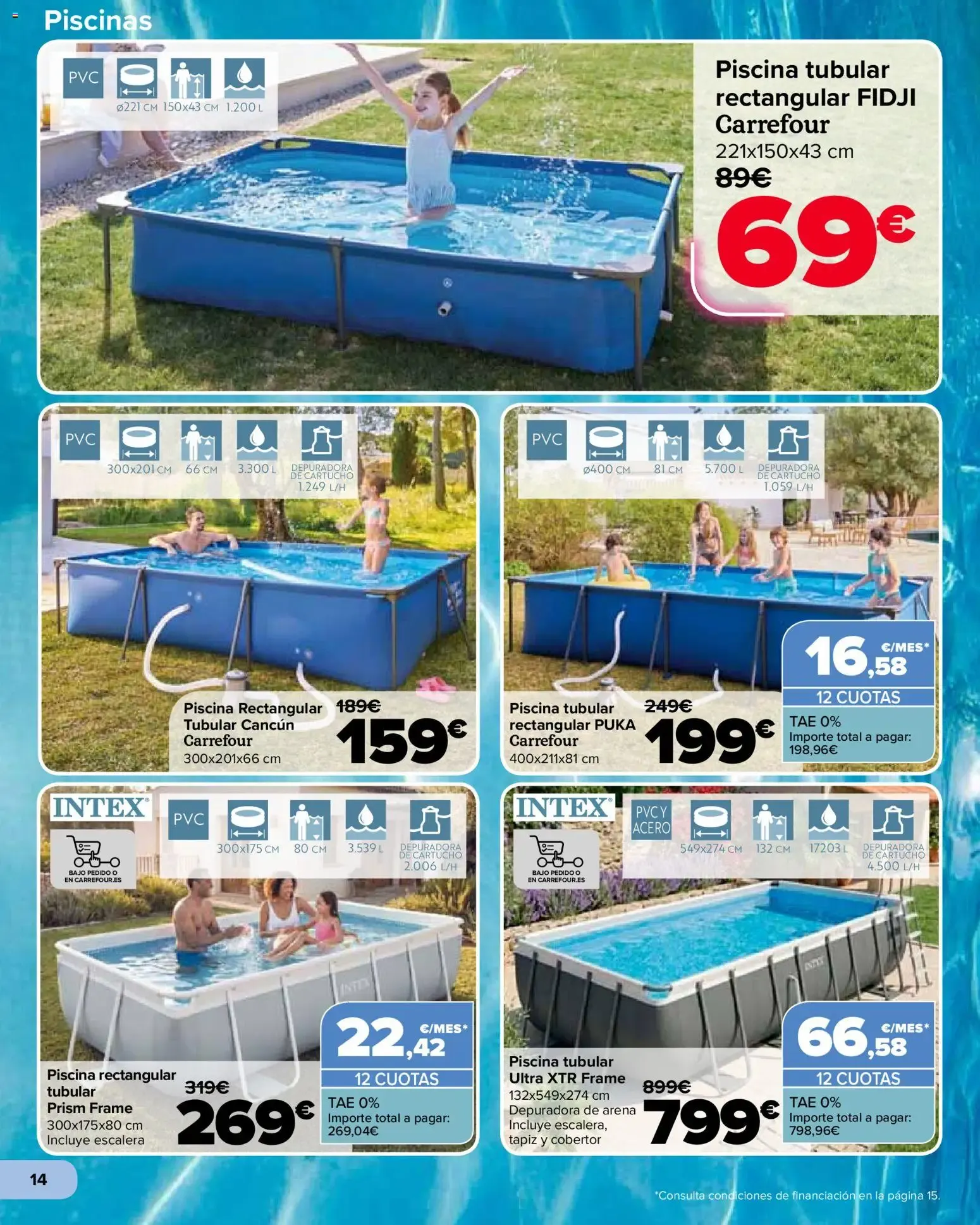 Catálogo de Carrefour Piscinas del 15/05/2026 | Catálogo 15 de mayo al 18 de junio 2026 - Página 14