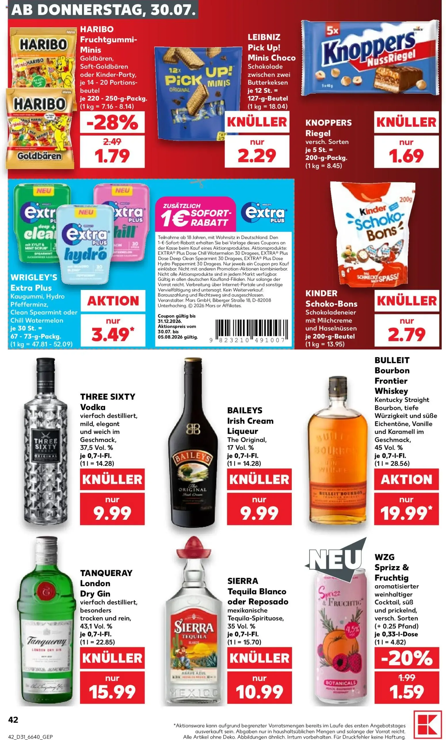 Prospekt Kaufland ab 30.07.2026 » Angebote Online zum Blättern von 30. Juli bis 5. August 2026 - Prospekt seite 42