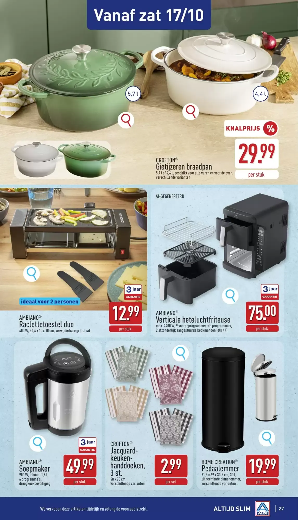 ALDI Folder: ma 12/10 - zat 17/10 van 12 oktober tot 17 oktober 2026 - folder pagina 27