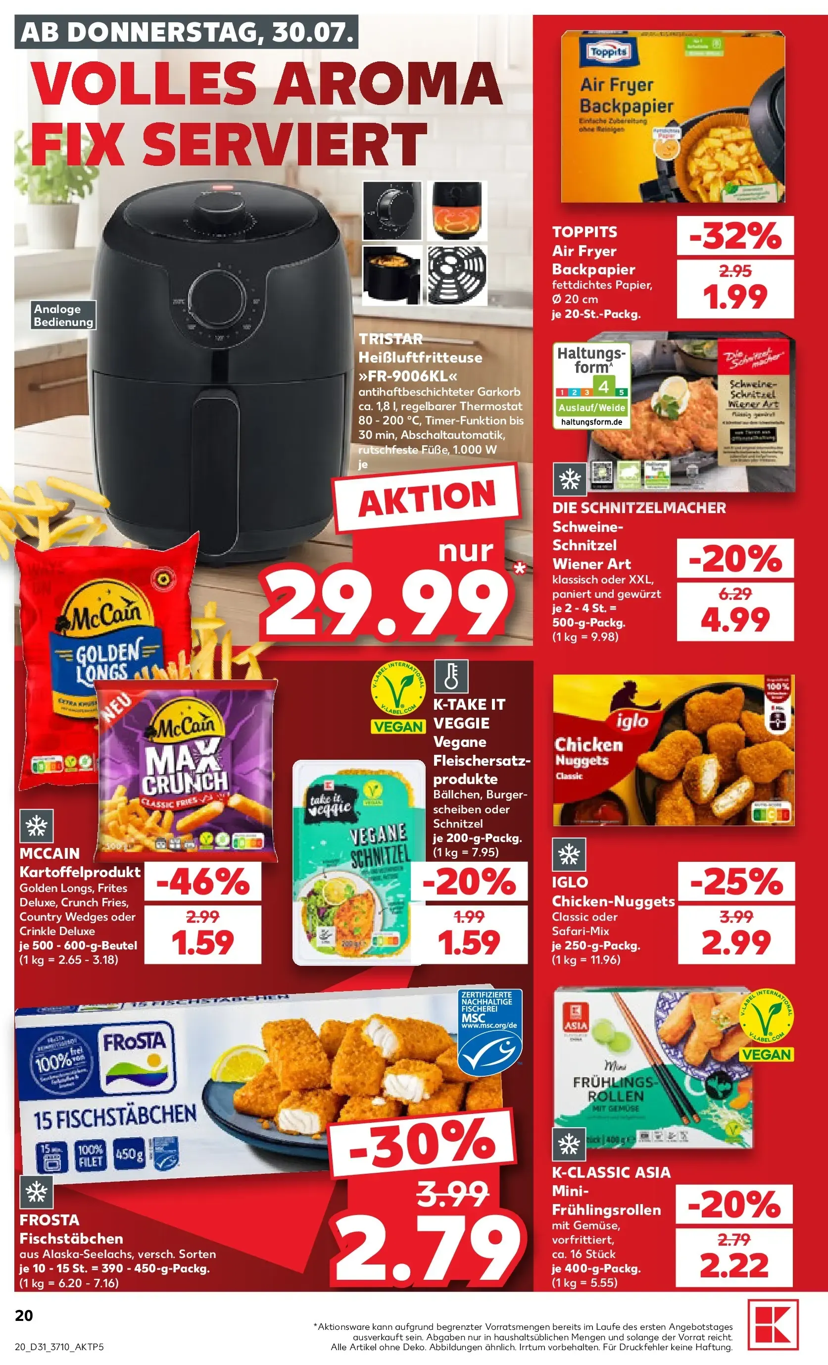 Prospekt Kaufland ab 30.07.2026 » Angebote Online zum Blättern von 30. Juli bis 5. August 2026 - Prospekt seite 20