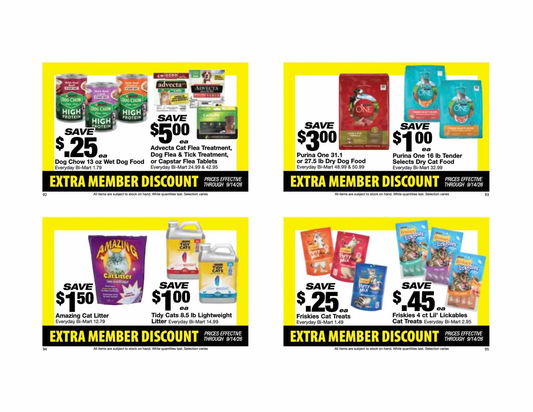 Weekly ad Current Bi-Mart - Extra member discount book leaflet valid from Tuesday 08/25/2026 to Monday 09/14/2026 from August 25 to September 14 2026 - Page 25