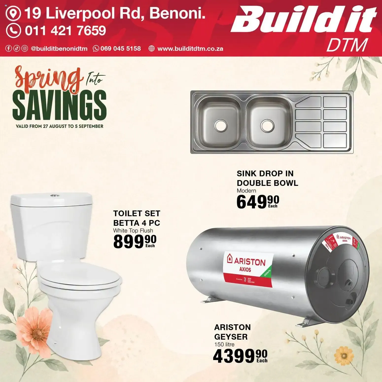 Build it DTM - Spring Savings from 27 August to 5 September 2023 - Catalogue Page 4