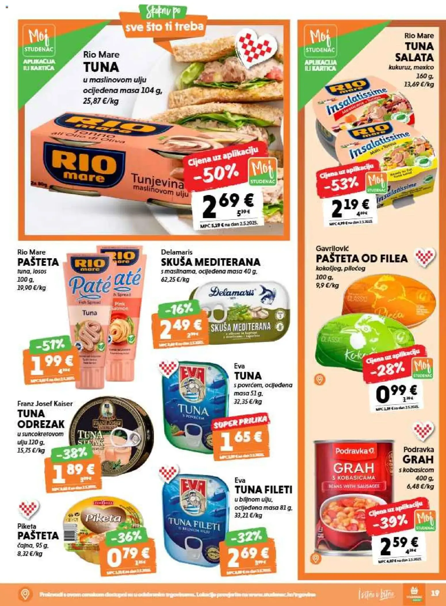 Katalog Studenac Katalog novi od 15.07.2026 na listanje > letak digitalni od 15. srpnja do 28. srpnja 2026. - Pregled Stranica 19