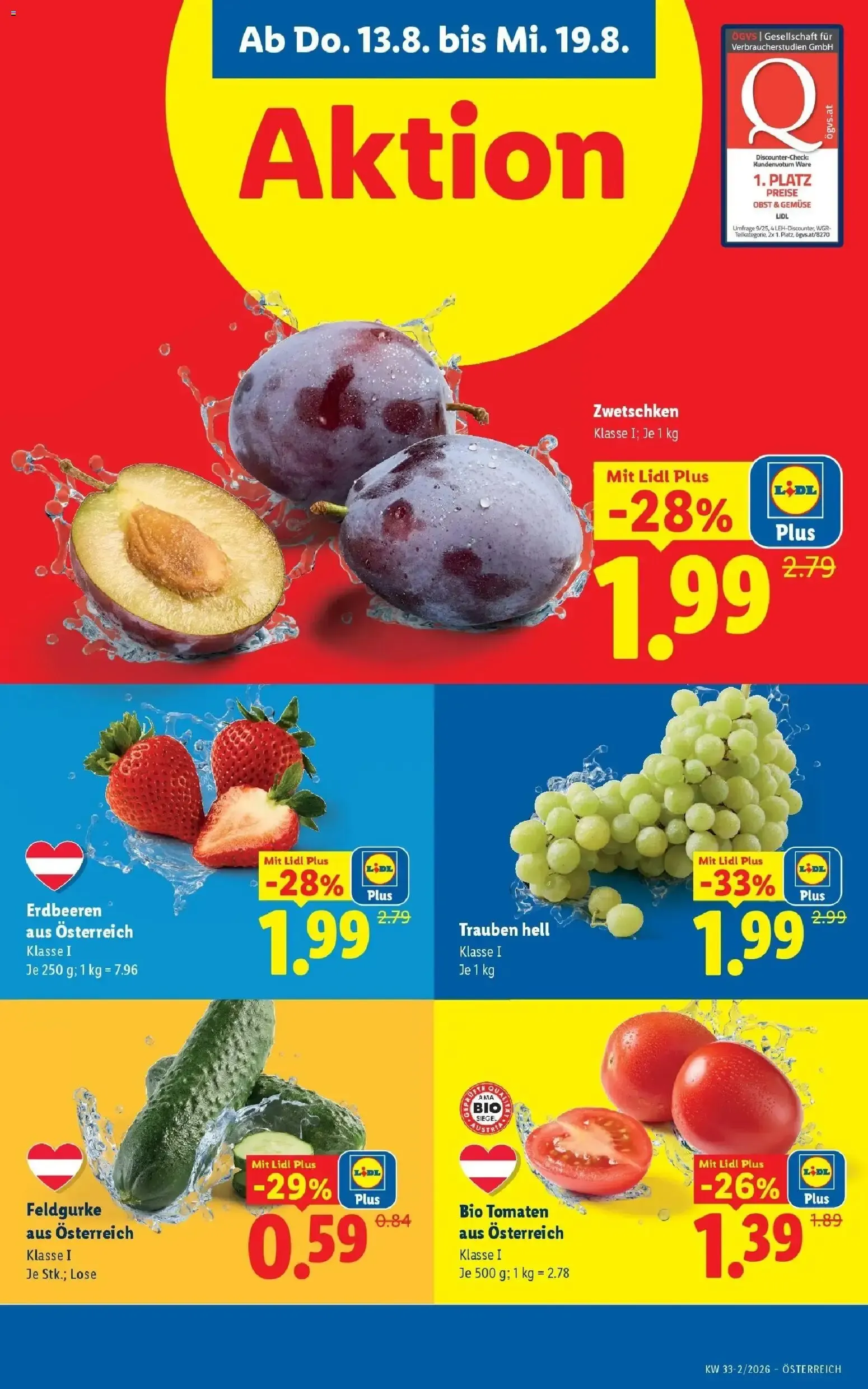 Lidl Plus Österreichs günstigste Preise von 13. August bis 14. August 2026 - Flugblätt seite 5