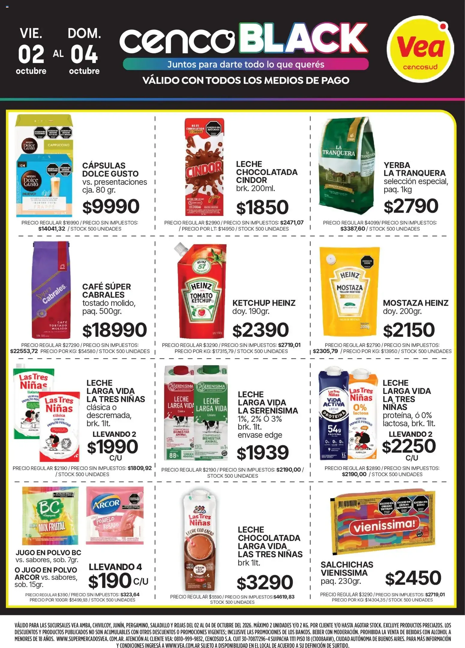 Ofertas de Vea - CENCO BLACK del 02/10/2026 - 04/10/2026 2 de octubre al 4 de octubre 2026 - Página 7 del catálogo