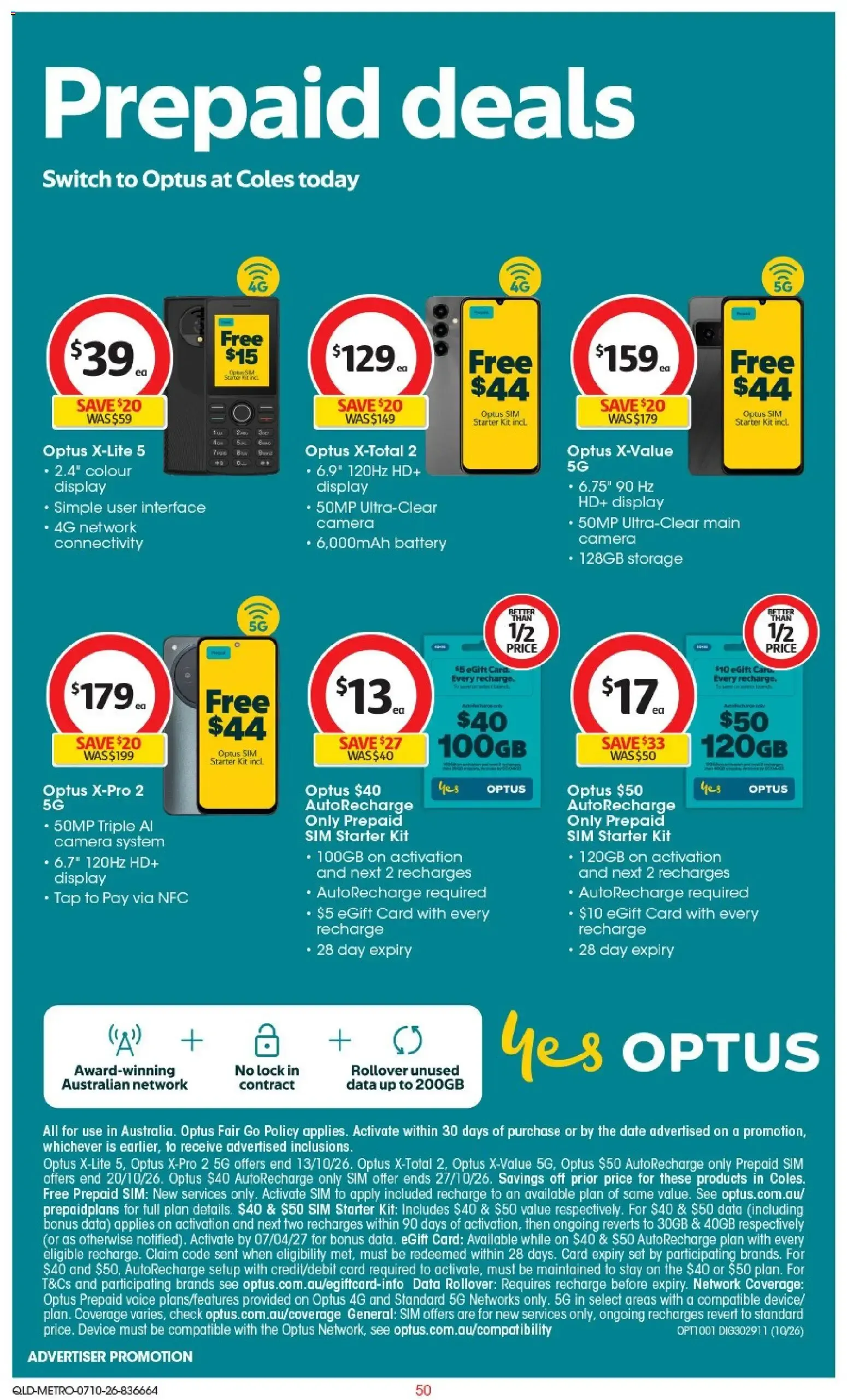 Coles catalogue valid from 07/10/2026 > Online Australia - Catalogue valid from 7 October to 13 October 2026 - page 50