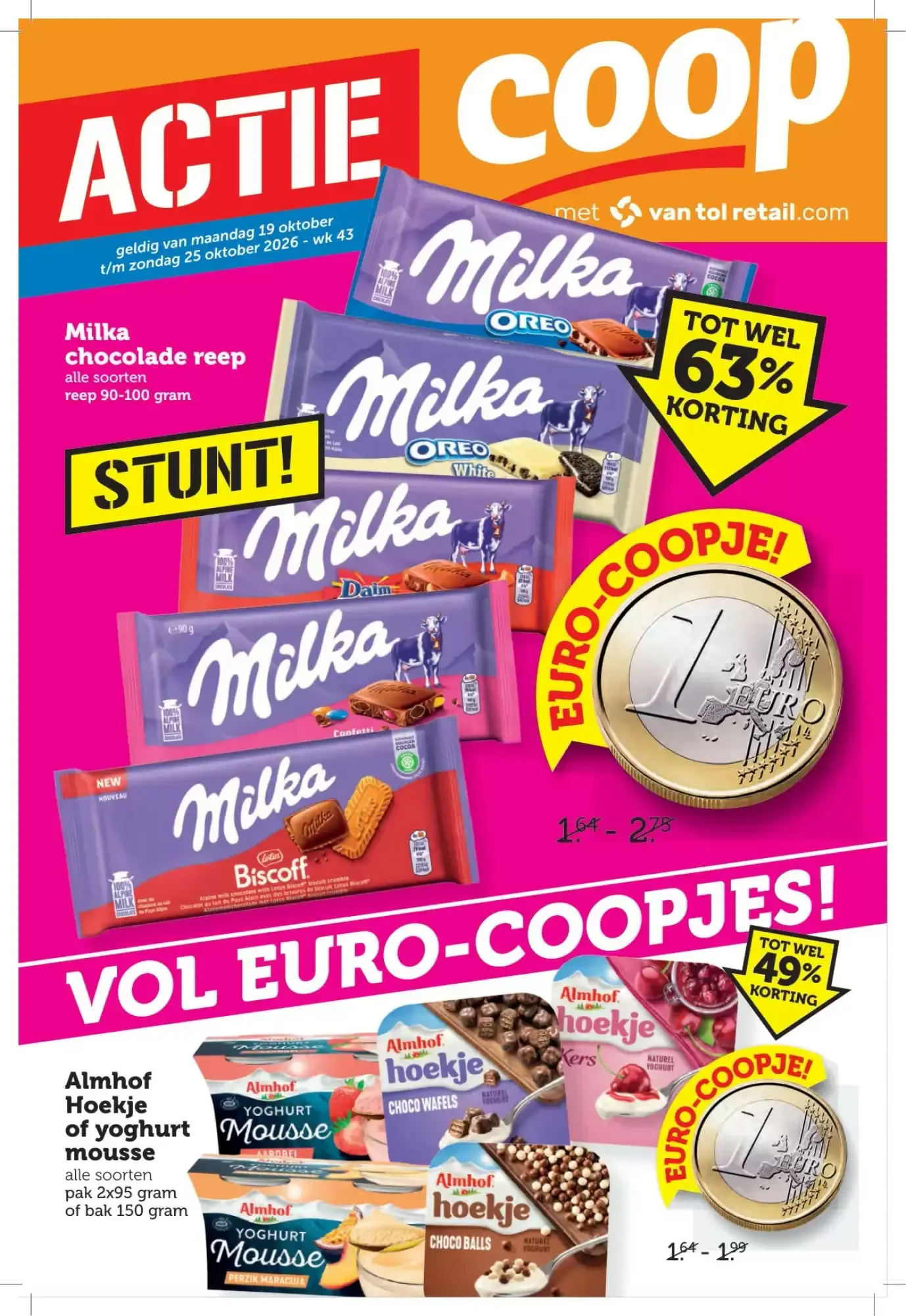 Coop Folder Week 43 – 19.10.2026 – 25.10.2026 van 19 oktober tot 25 oktober 2026 - Folder pagina 1