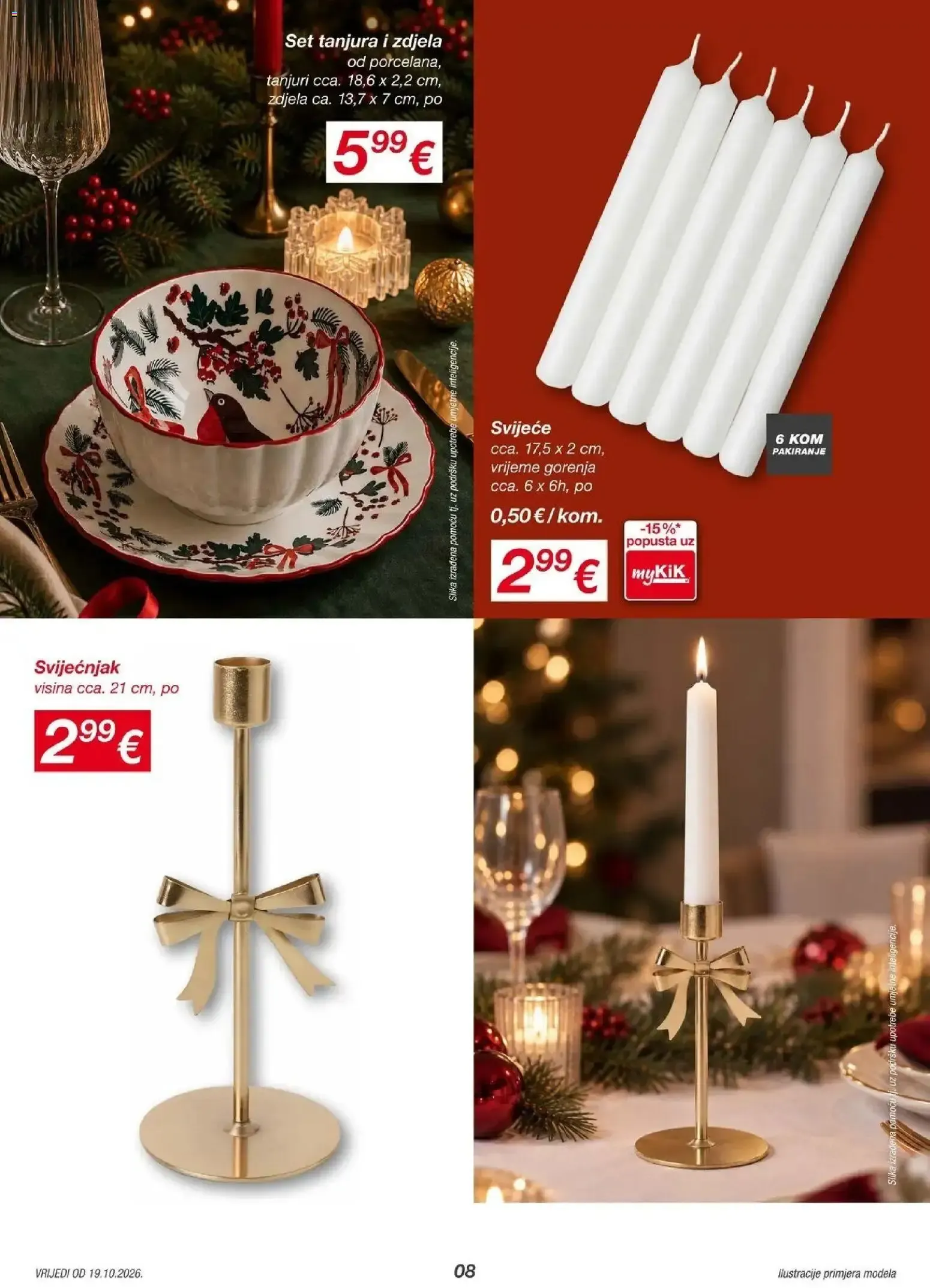 Katalog VIŠE BOŽIĆNE ČAROLIJE ZA TVOJ DOM. od 26. listopada do 24. listopada 2026. - Pregled Stranica 8