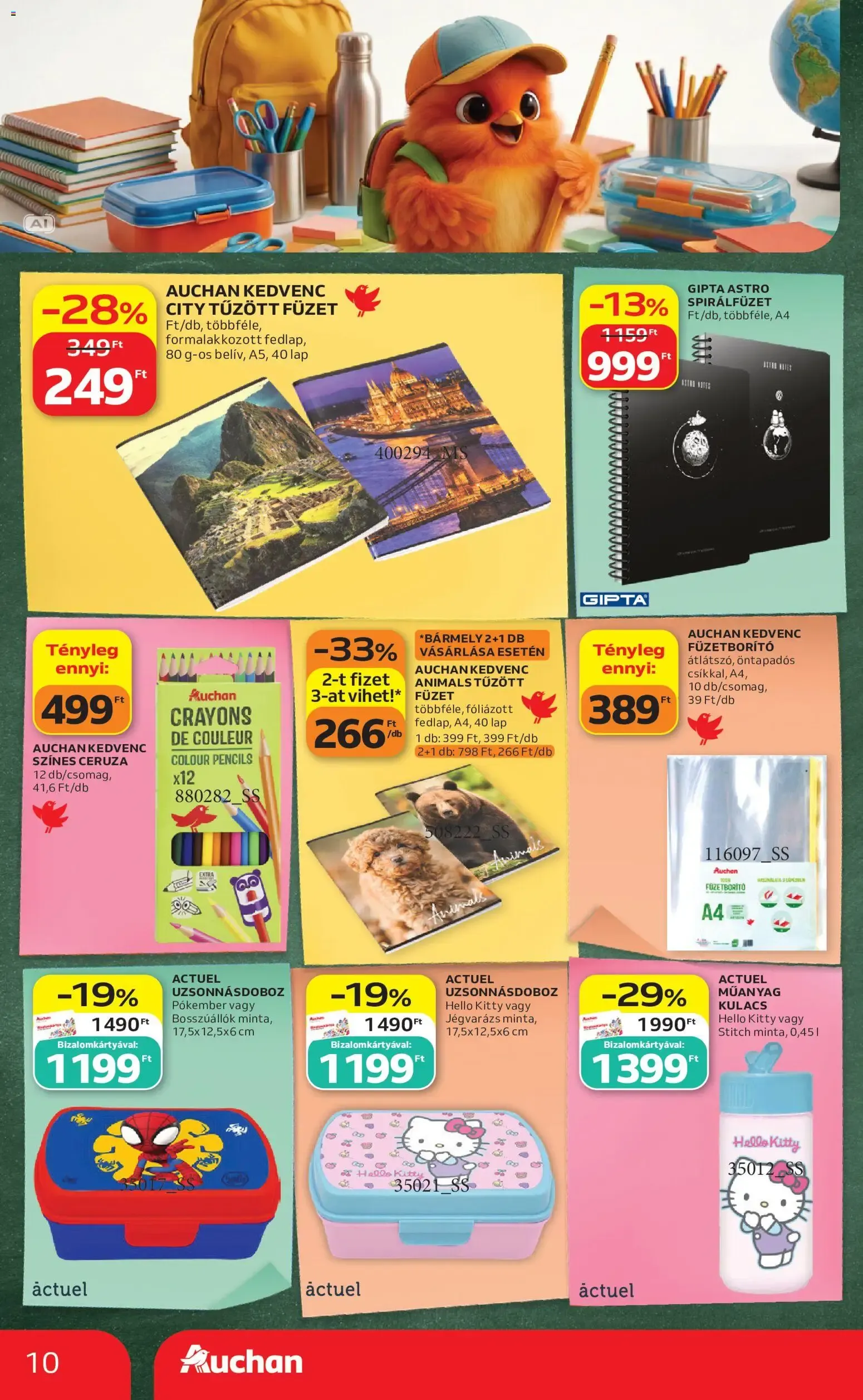 Katalógus Auchan Szupermarket akciós újság - 2026.09.03. -tól/töl > akció, lapozható szórólap 🛍️ szeptember 3.-tól szeptember 9.-ig 2026. - Oldal 10