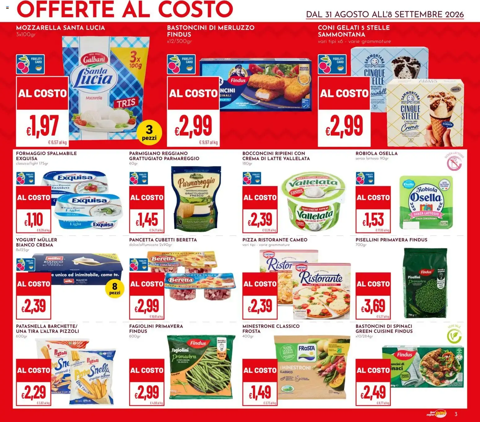 Iper Pan & Superpan: Offerte al Costo da 31 agosto a 8 settembre di 2026 - Pagina del volantino 3