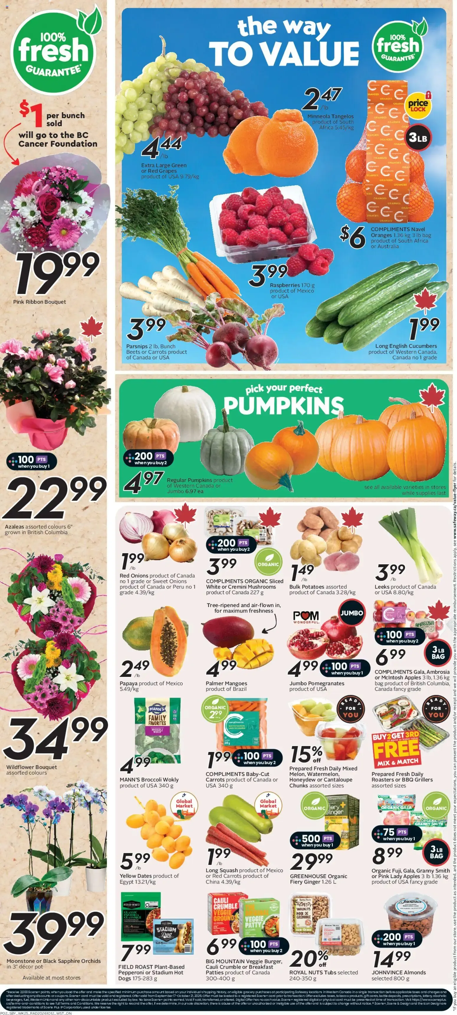 Safeway weekly flyer / circulaire from Oct 15, 2026 > weekly specials & deals from October 15 to October 21 2026 - flyer page 3