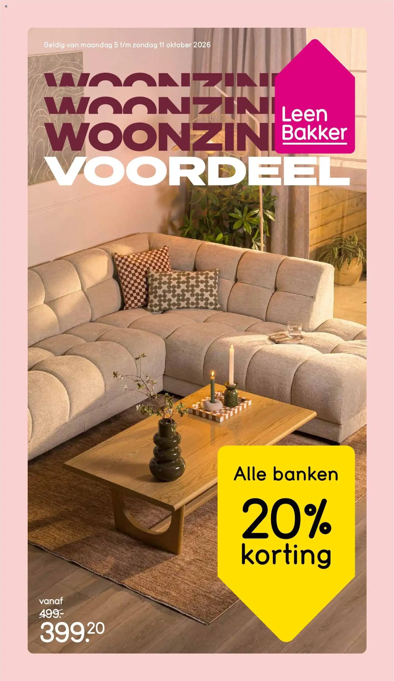 Leen Bakker Woonzin Voordeel