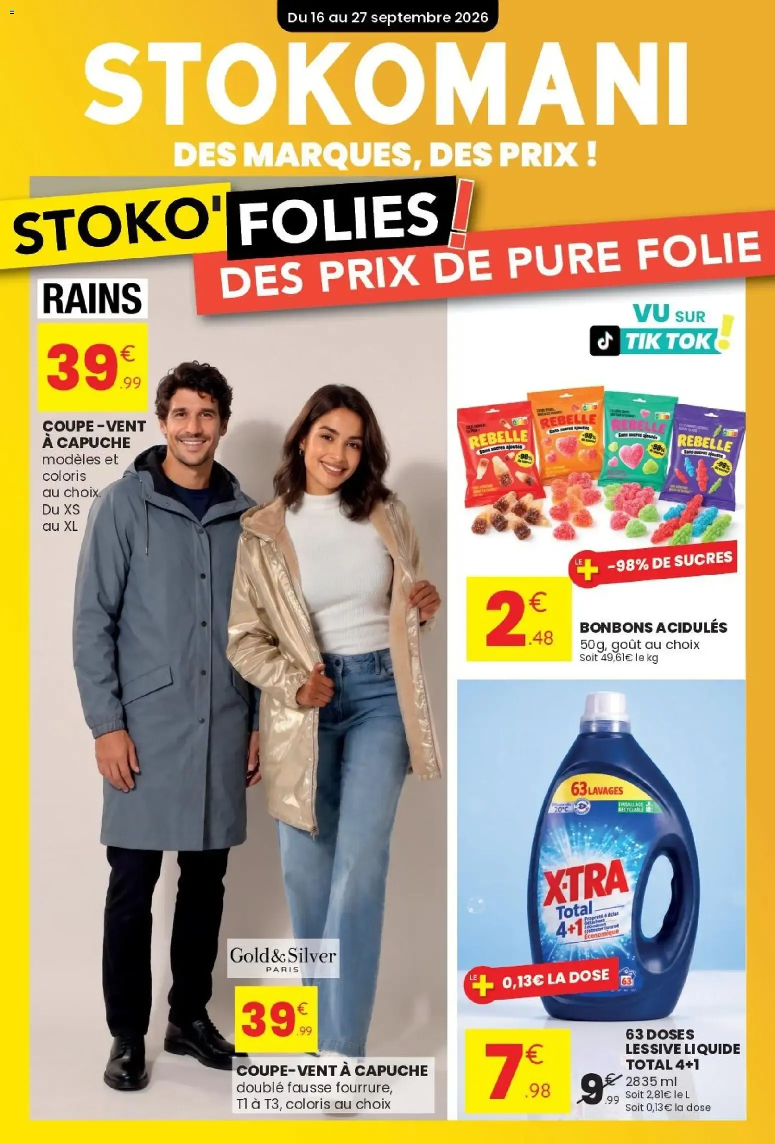 Stokomani Catalogue du 16/09/2026 - Magasin Stockomanie